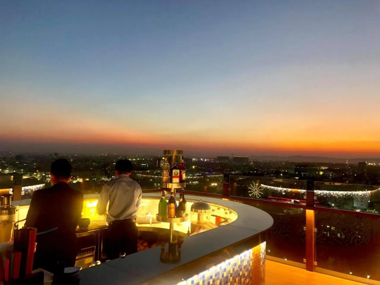 City view in Ritz Grand Hotel Mandalay