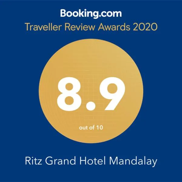 Certificate/Award in Ritz Grand Hotel Mandalay