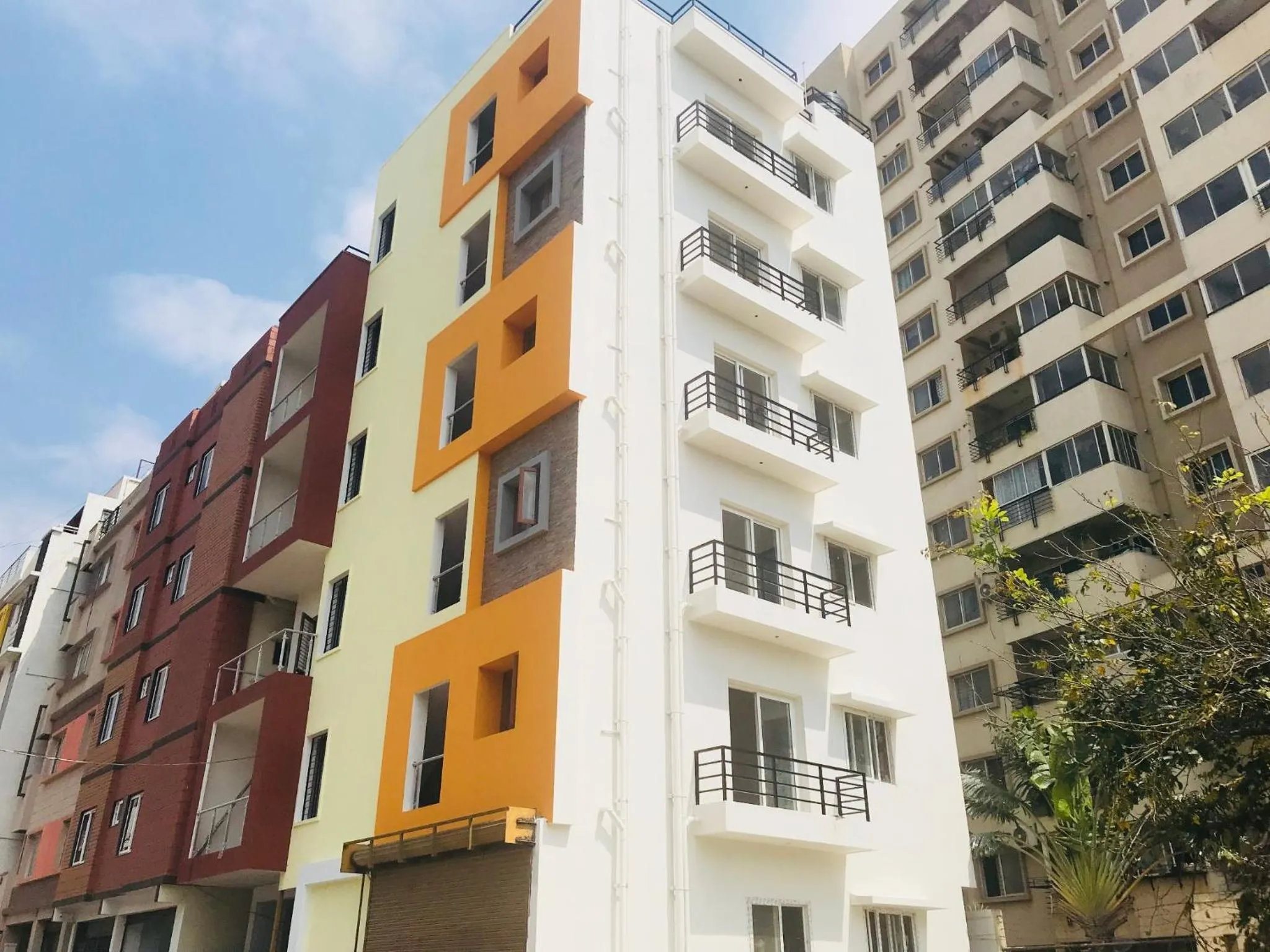 Facade/entrance in Olive Serviced Apartments HSR Layout