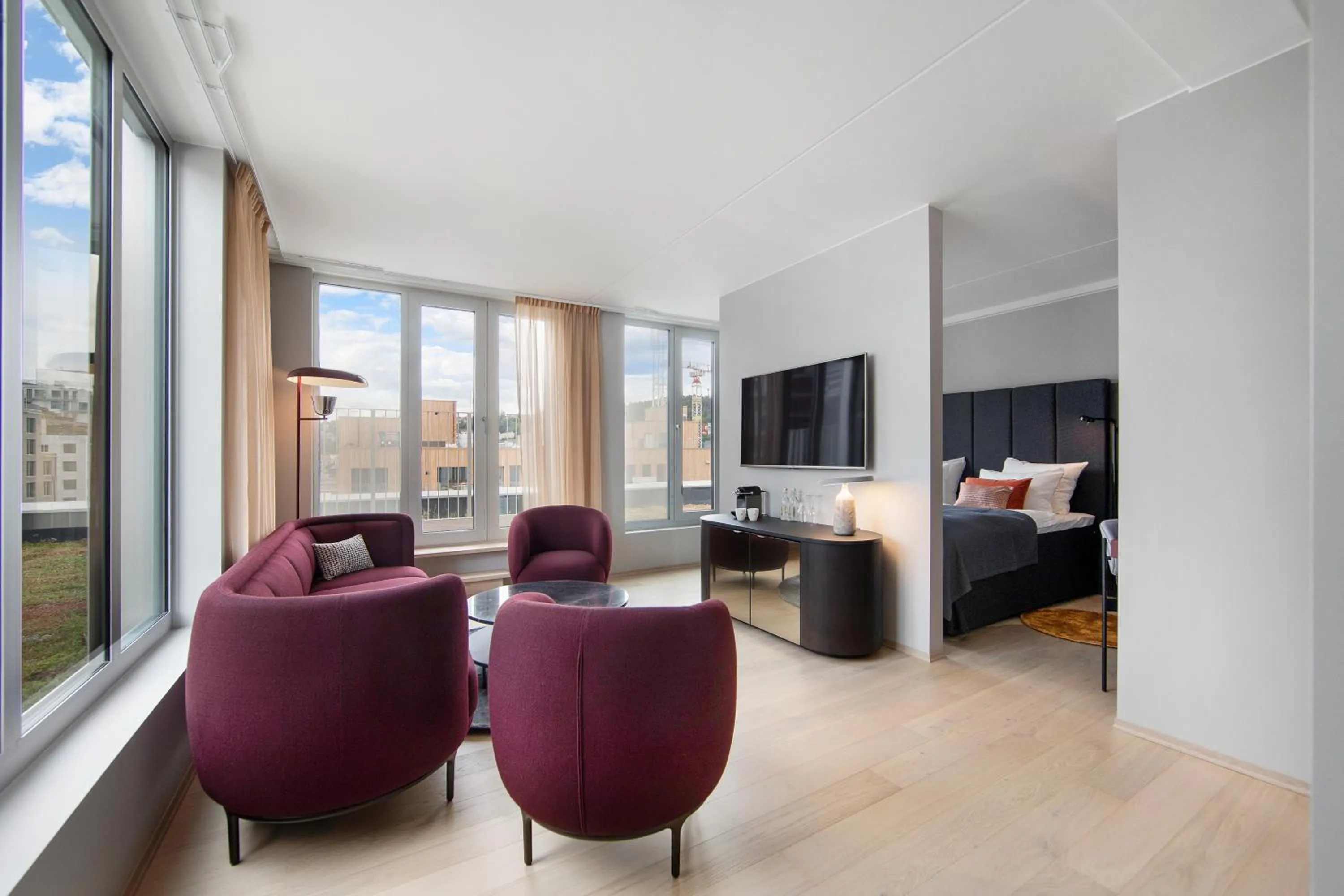 Bed in Clarion Hotel Oslo