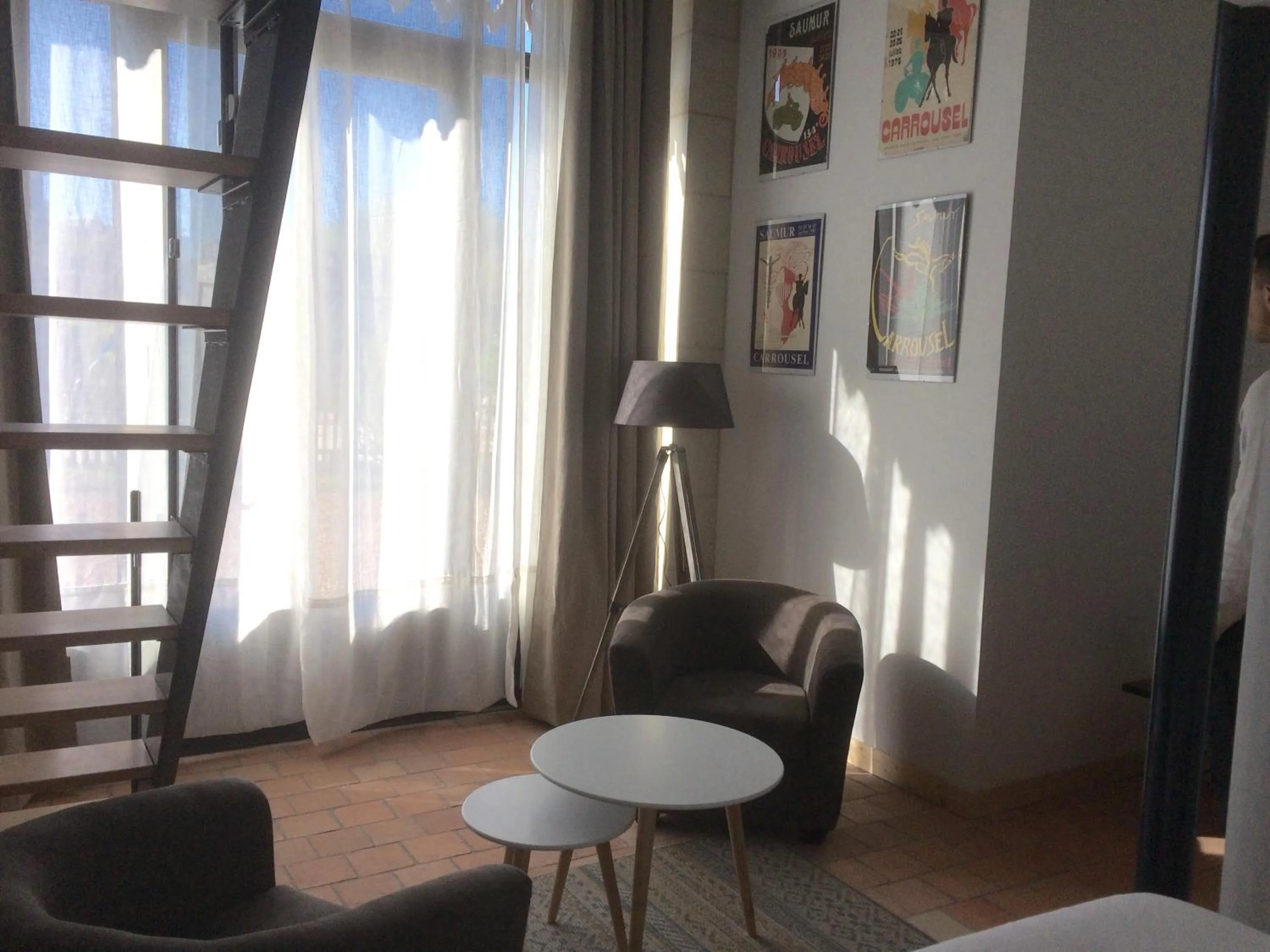 Seating area in Chambre D' Hôtes La Lucasserie