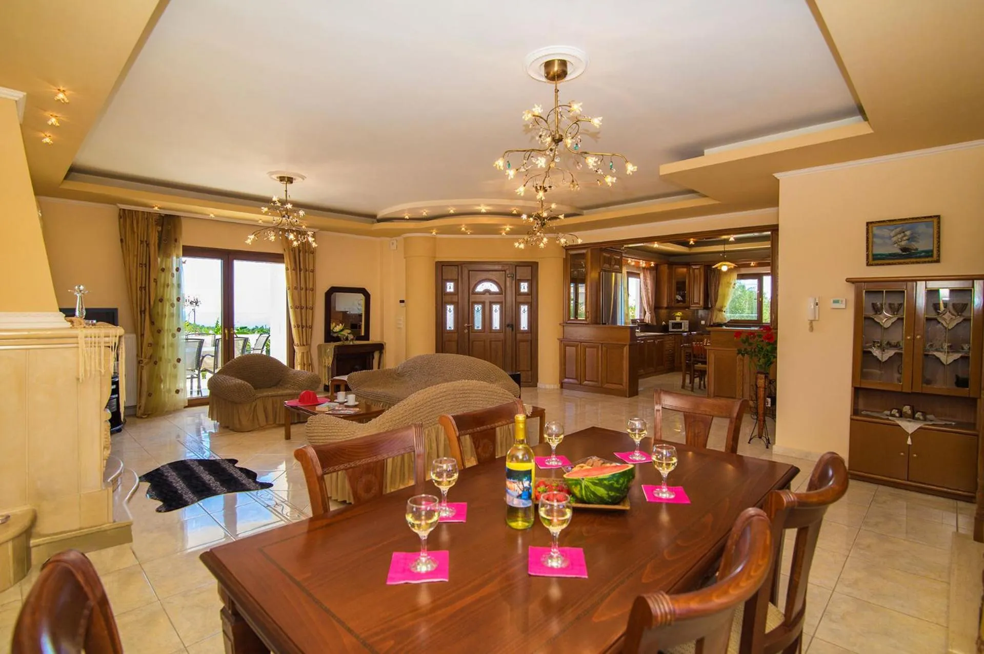 Dining area in Zante View Studios & Villas