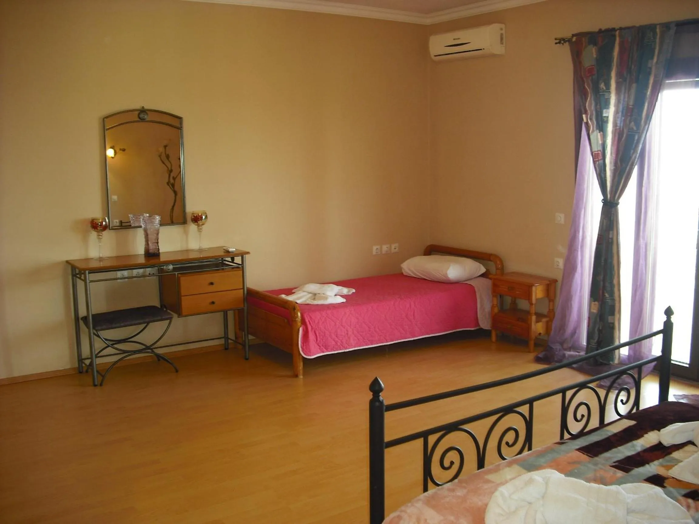 Bed in Zante View Studios & Villas