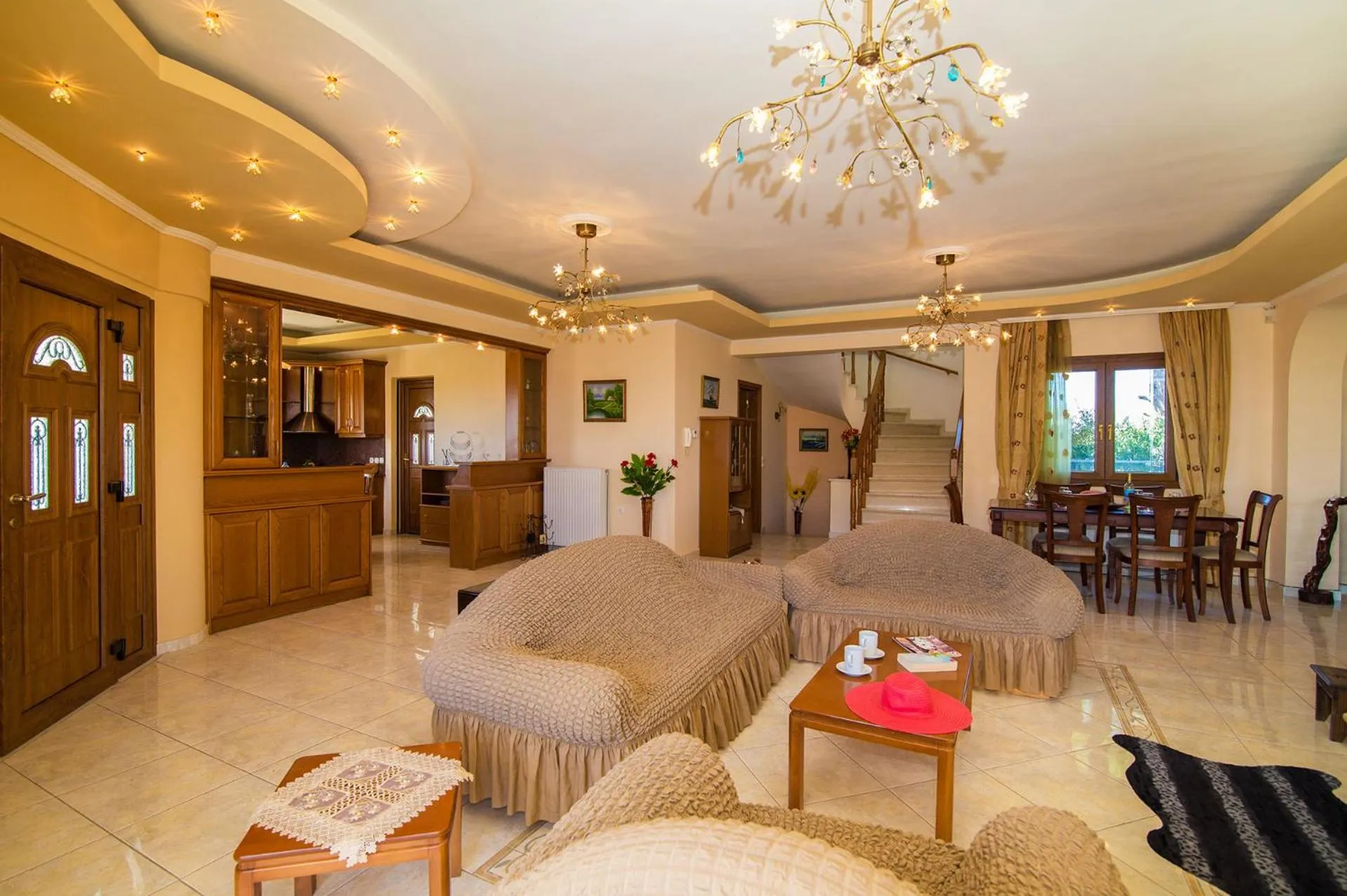 Living room in Zante View Studios & Villas