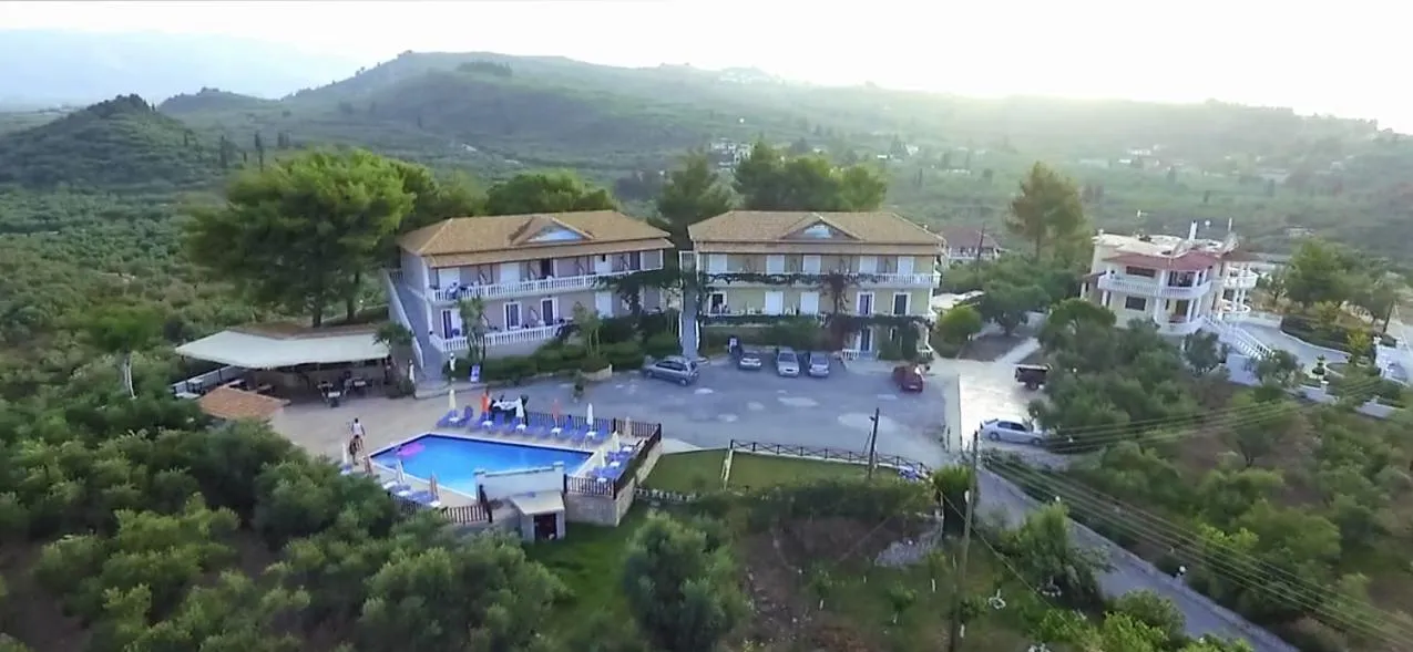 Bird's eye view in Zante View Studios & Villas