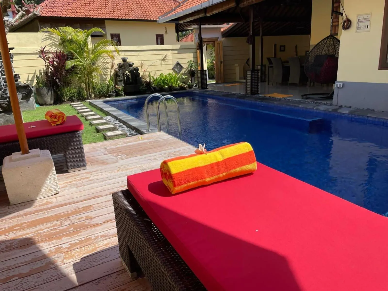 Inner courtyard view in Teluk Karang Dive & Spa Resort