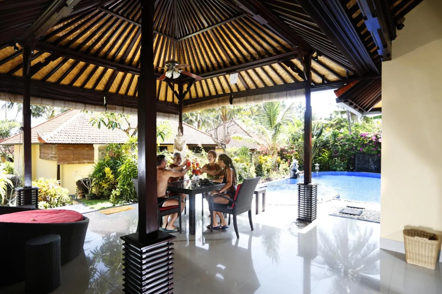 Balcony/Terrace in Teluk Karang Dive & Spa Resort