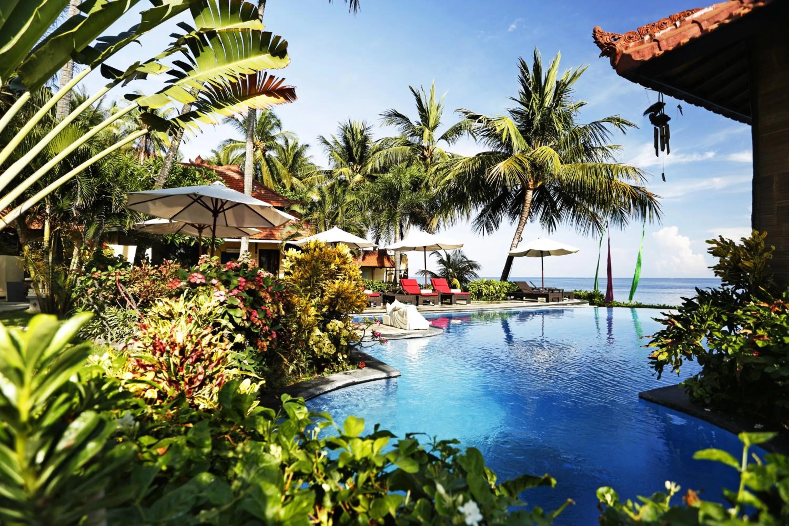 Swimming pool in Teluk Karang Dive & Spa Resort