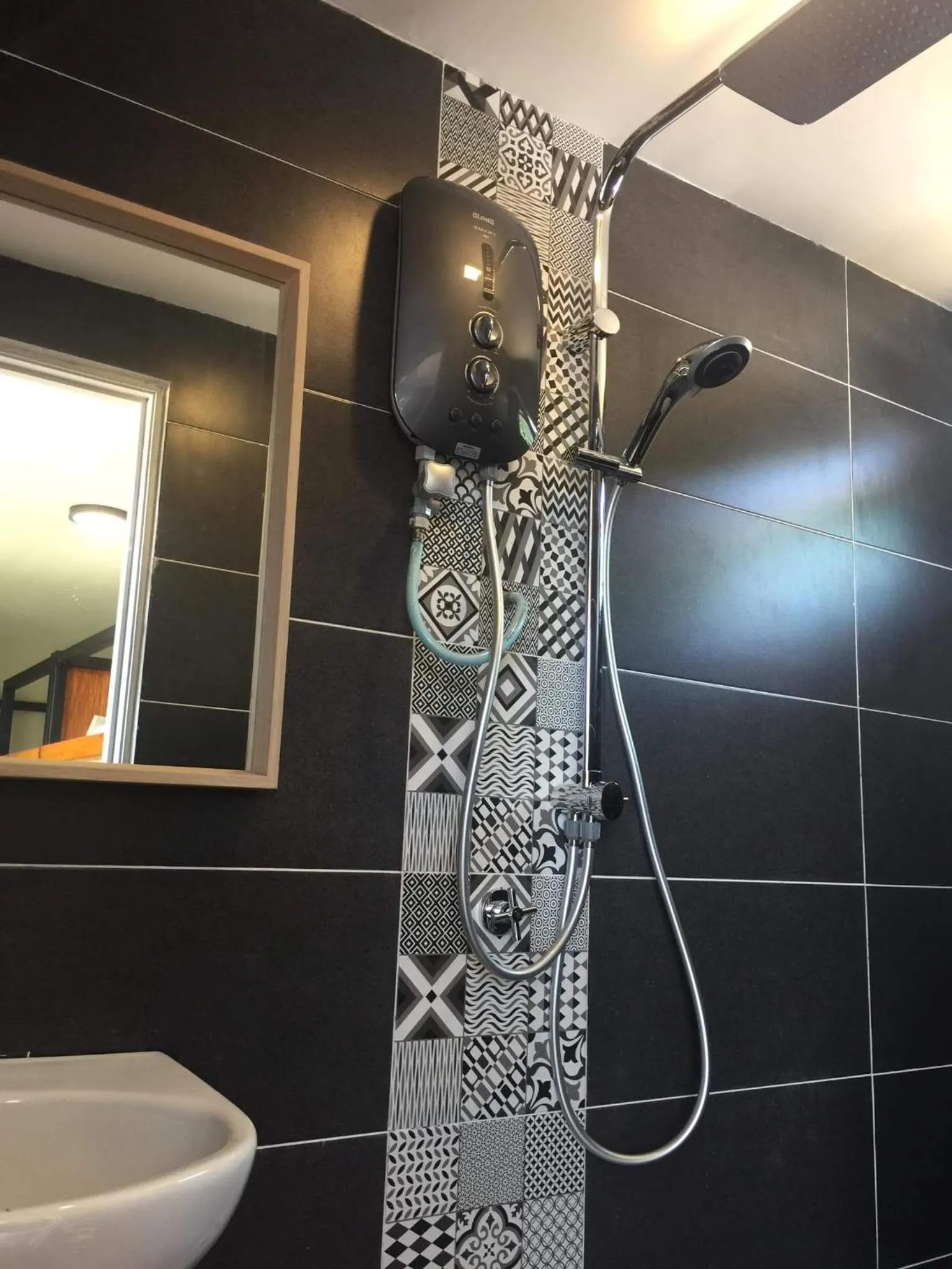 Shower in Petak Padin Cottage by The Pool, Kepala Batas Penang