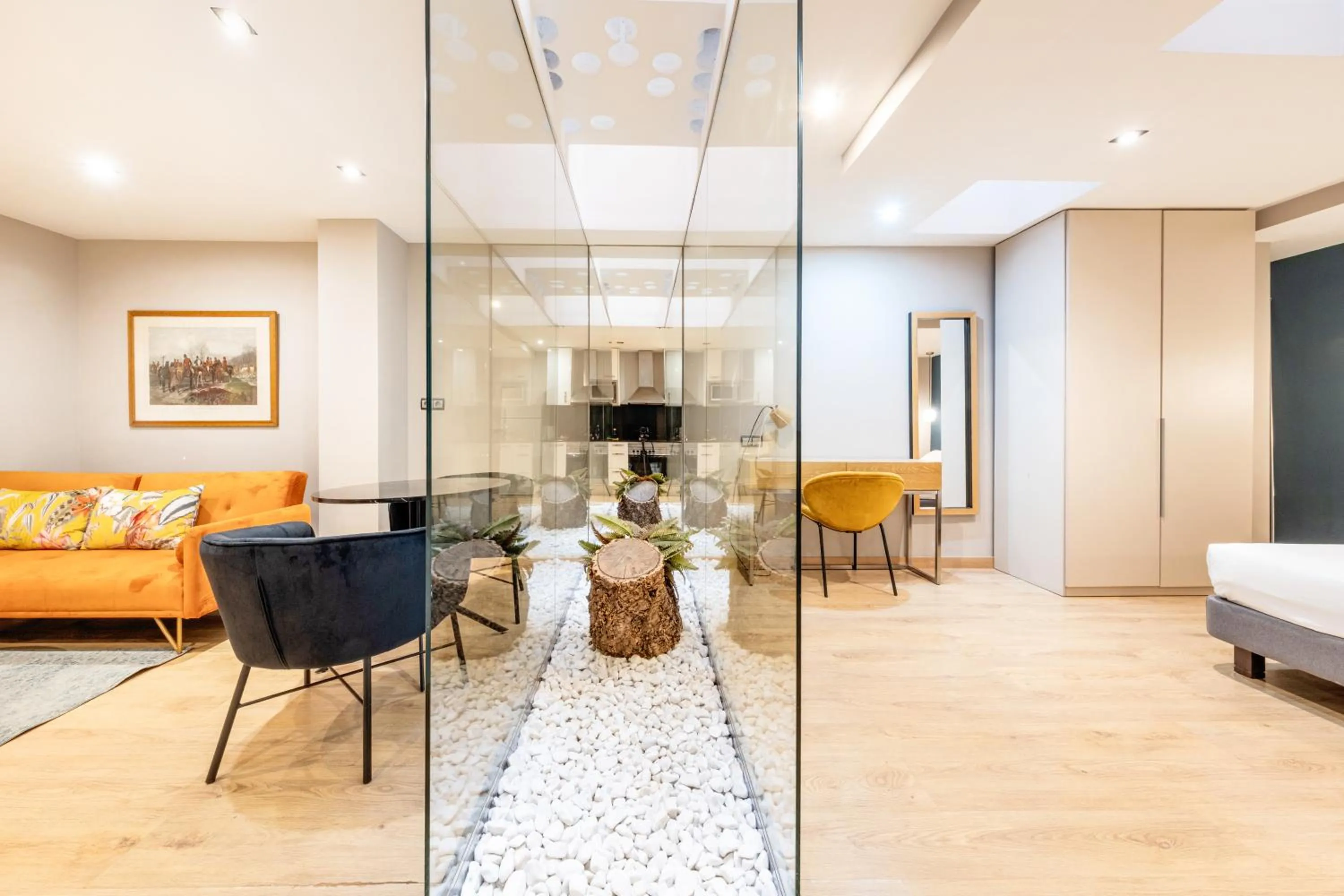 Living room in AinB Sagrada Familia Apartments