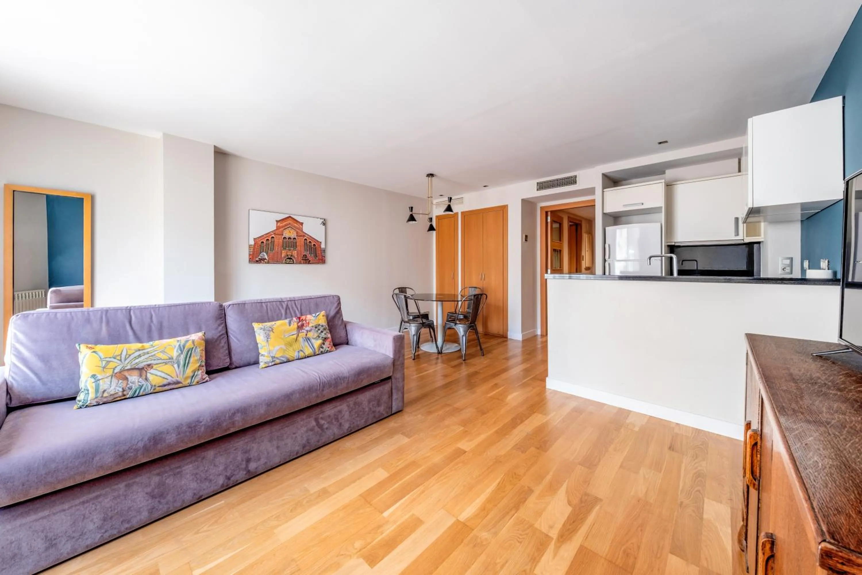 Living room in AinB Sagrada Familia Apartments