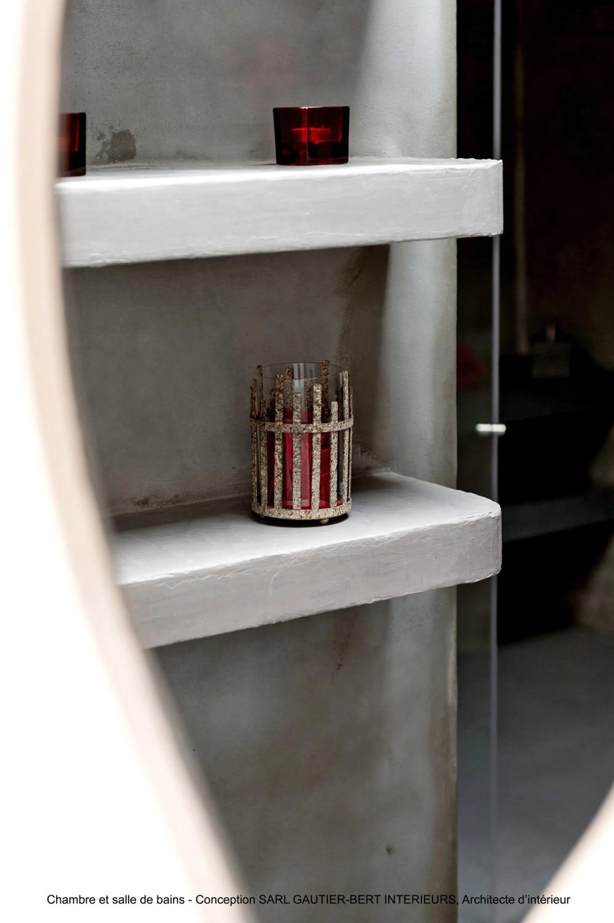 Decorative detail in Chateau La Mothe du Barry