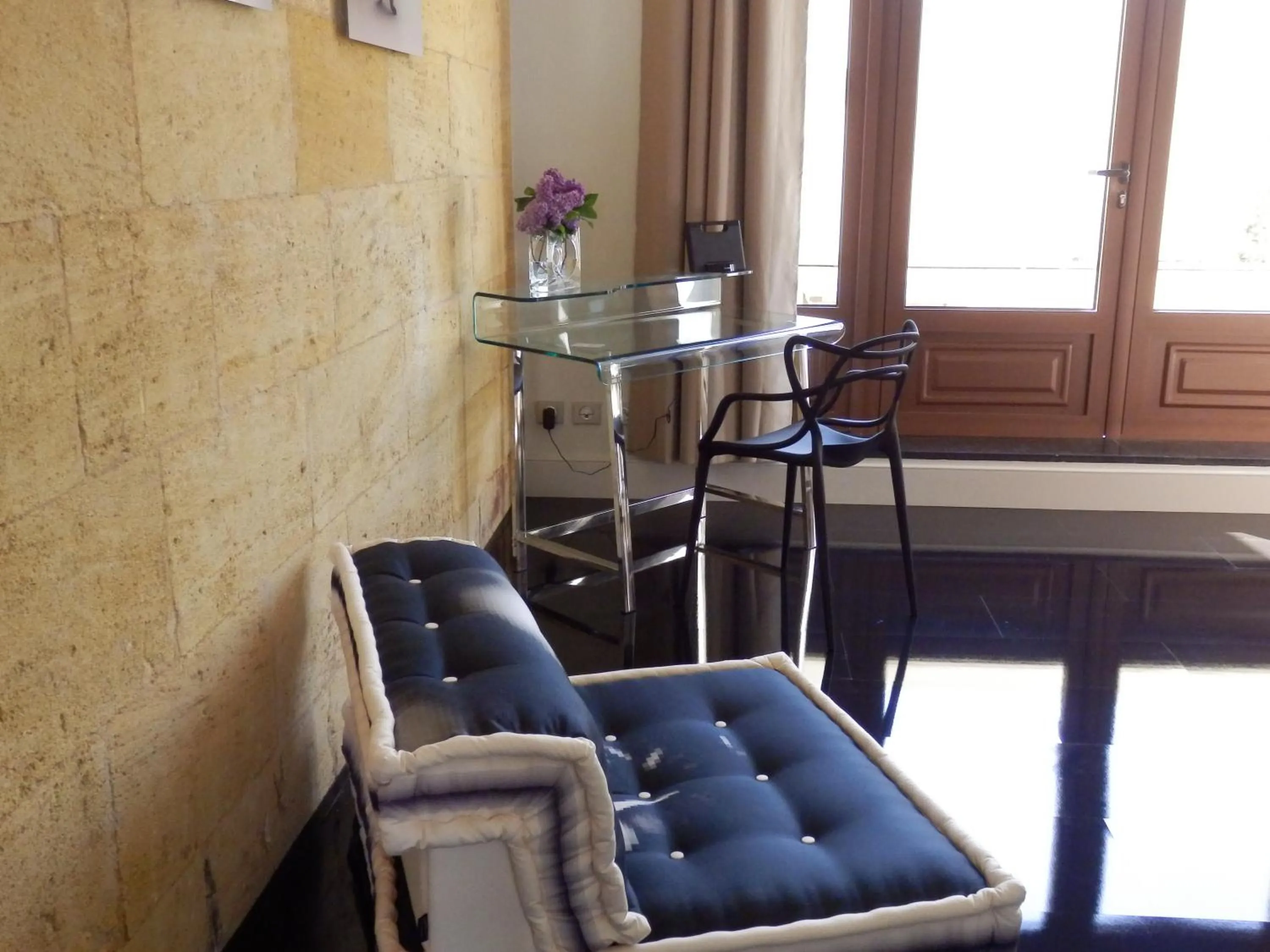 Decorative detail in Chateau La Mothe du Barry