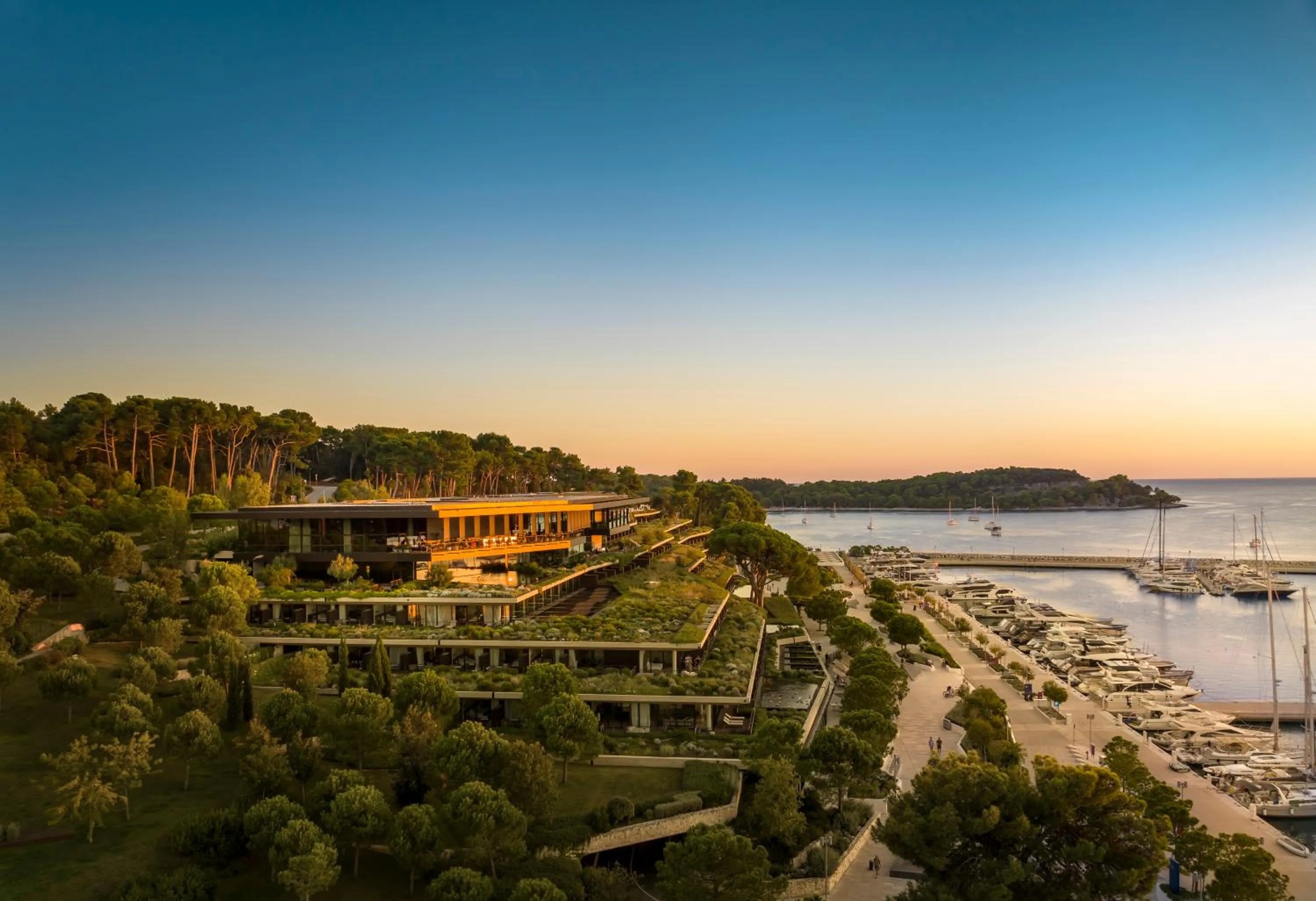 Property building in Grand Park Hotel Rovinj by Maistra Collection
