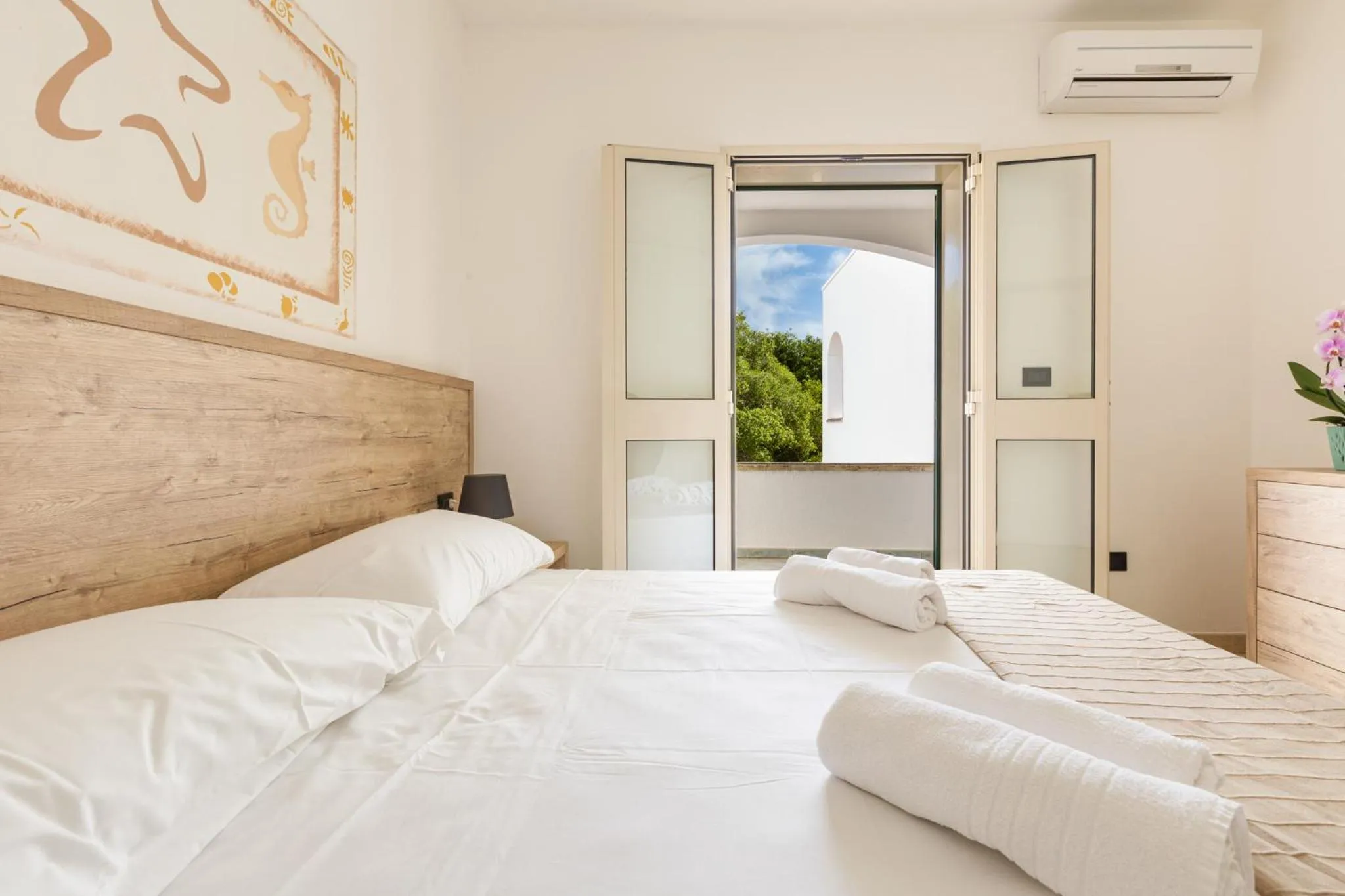 Bed in Hotel Residence Miramare