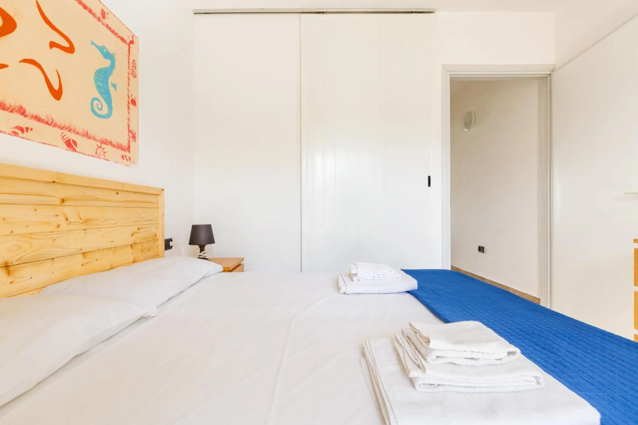 Bed in Hotel Residence Miramare