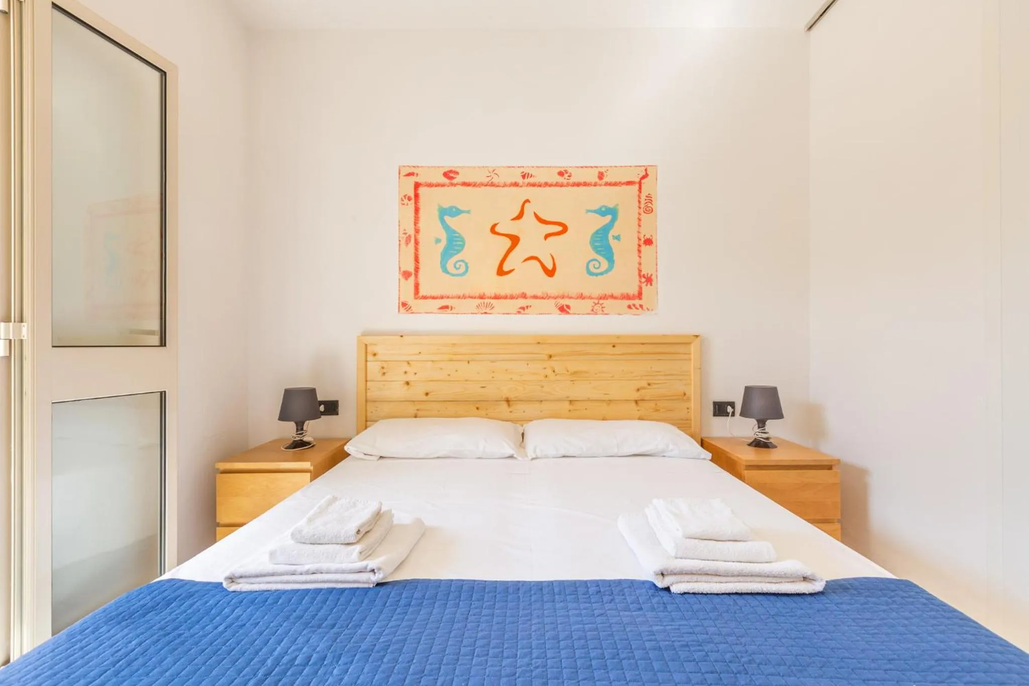 Bed in Hotel Residence Miramare