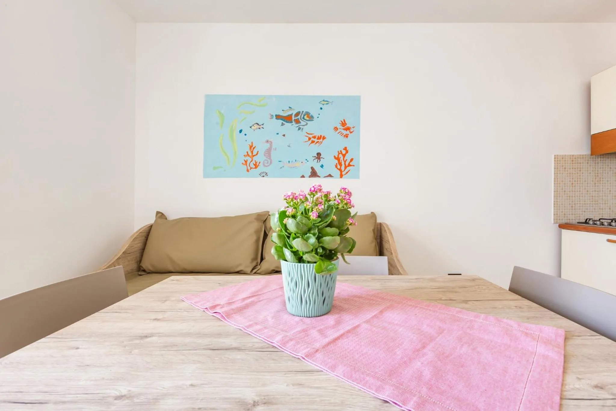 Bed in Hotel Residence Miramare