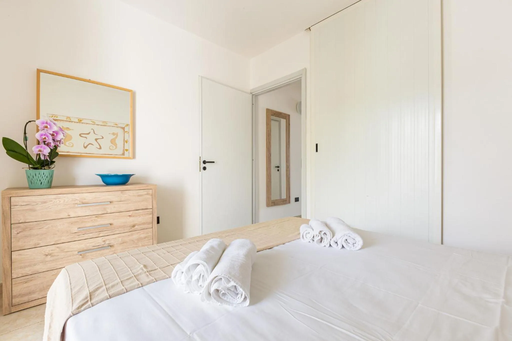 Bed in Hotel Residence Miramare