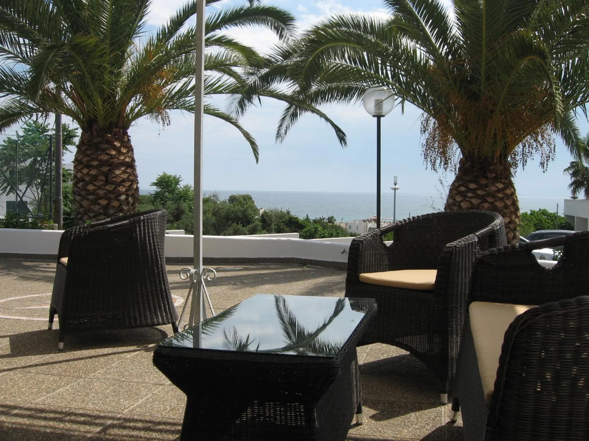 Patio in Hotel Residence Miramare