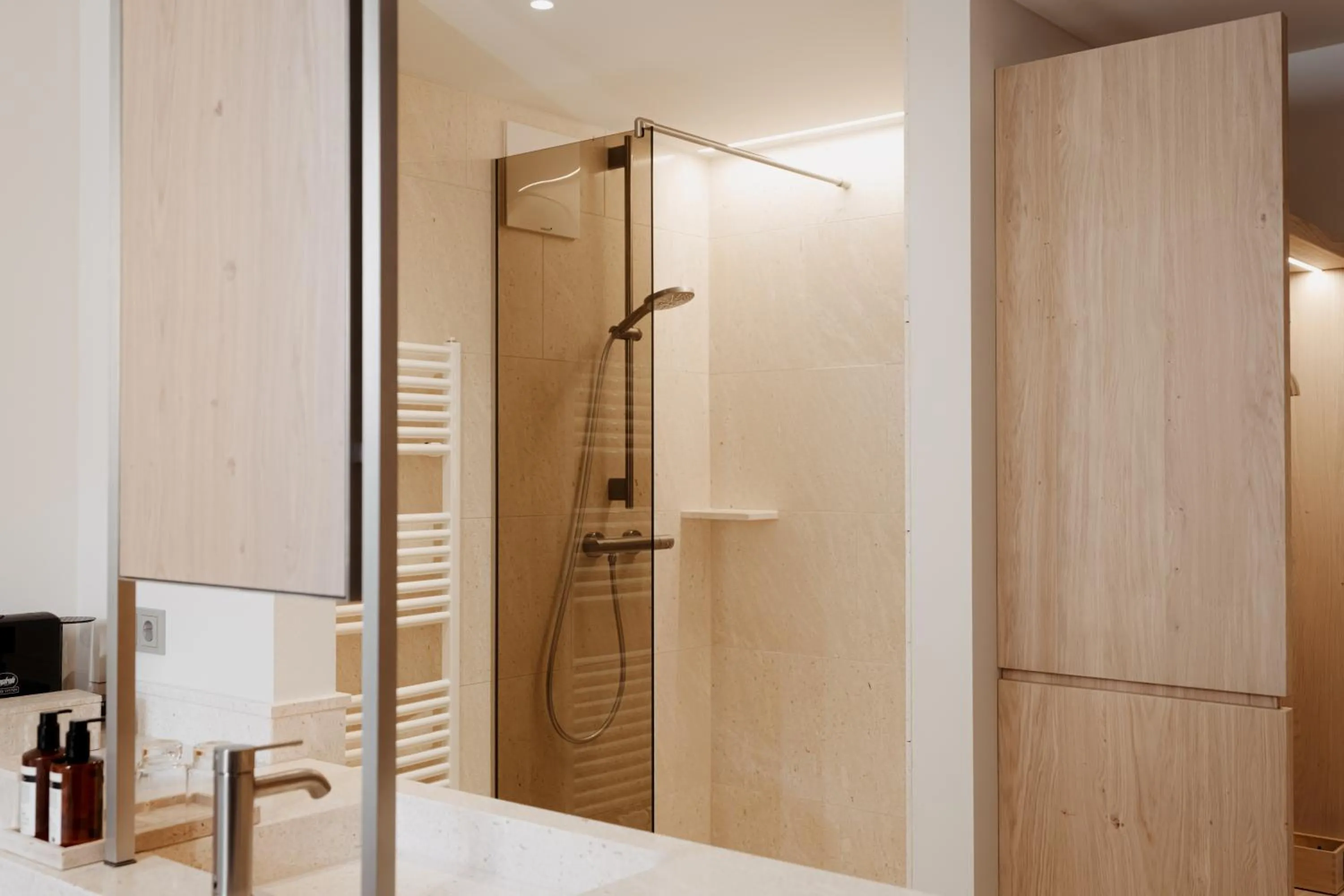 Shower in Boutique Hundehotel Bergzeit