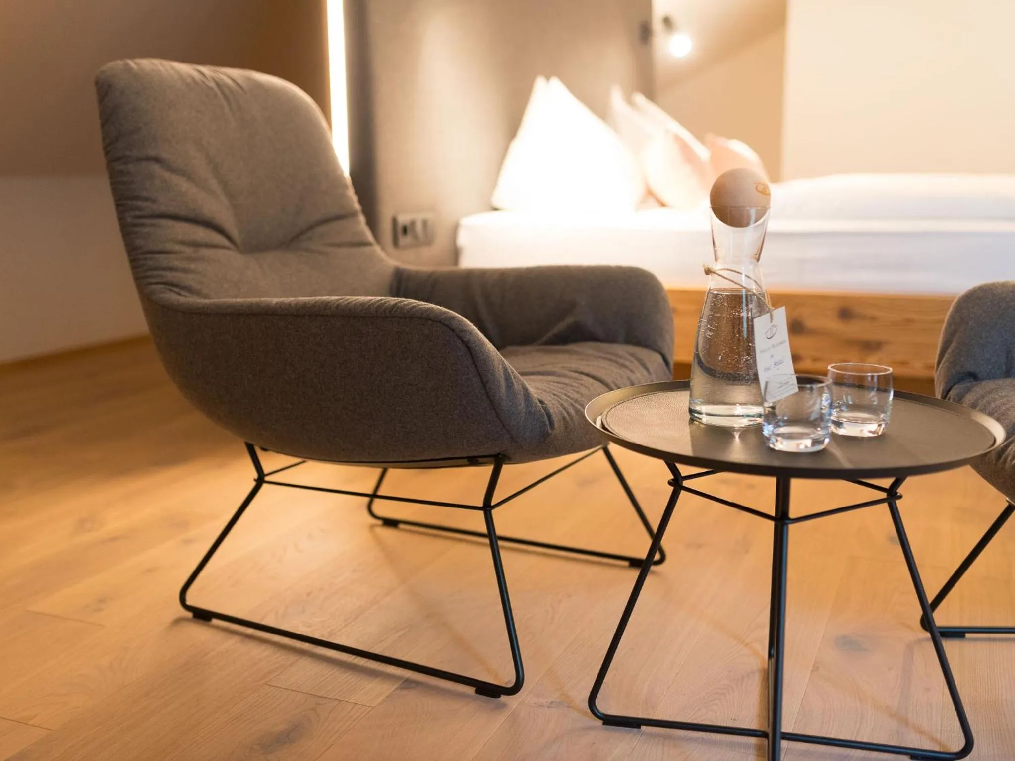 Seating area in Boutique Hundehotel Bergzeit