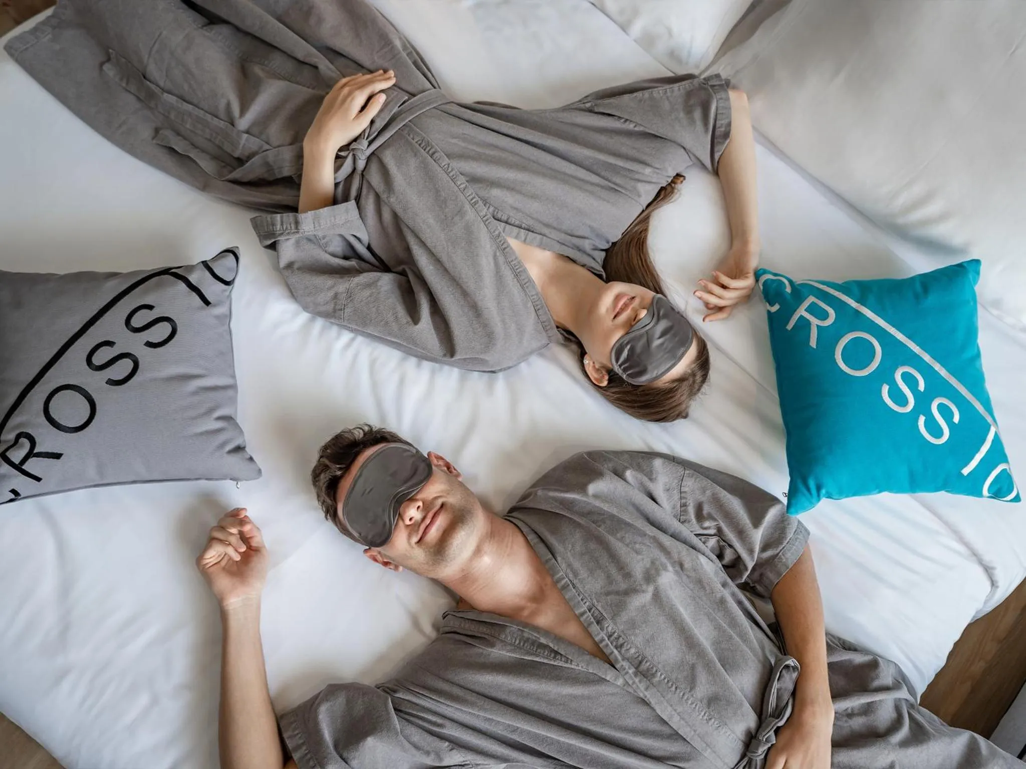 Bedroom, Bed in Cross Pattaya Oceanphere - formerly X2 Pattaya Oceanphere