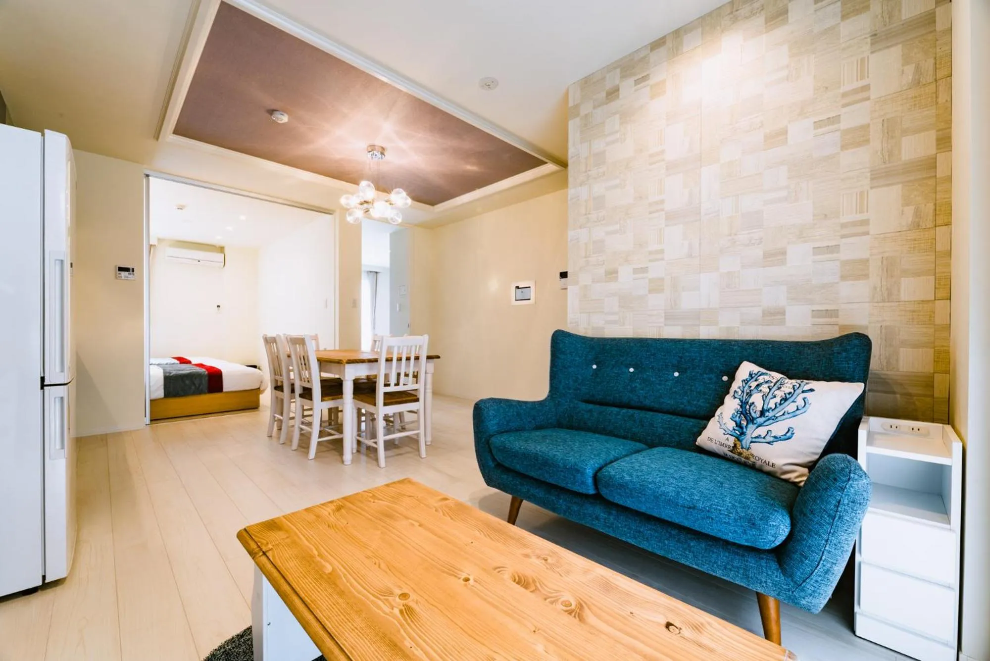 Living room in GRAND BASE Fukuoka