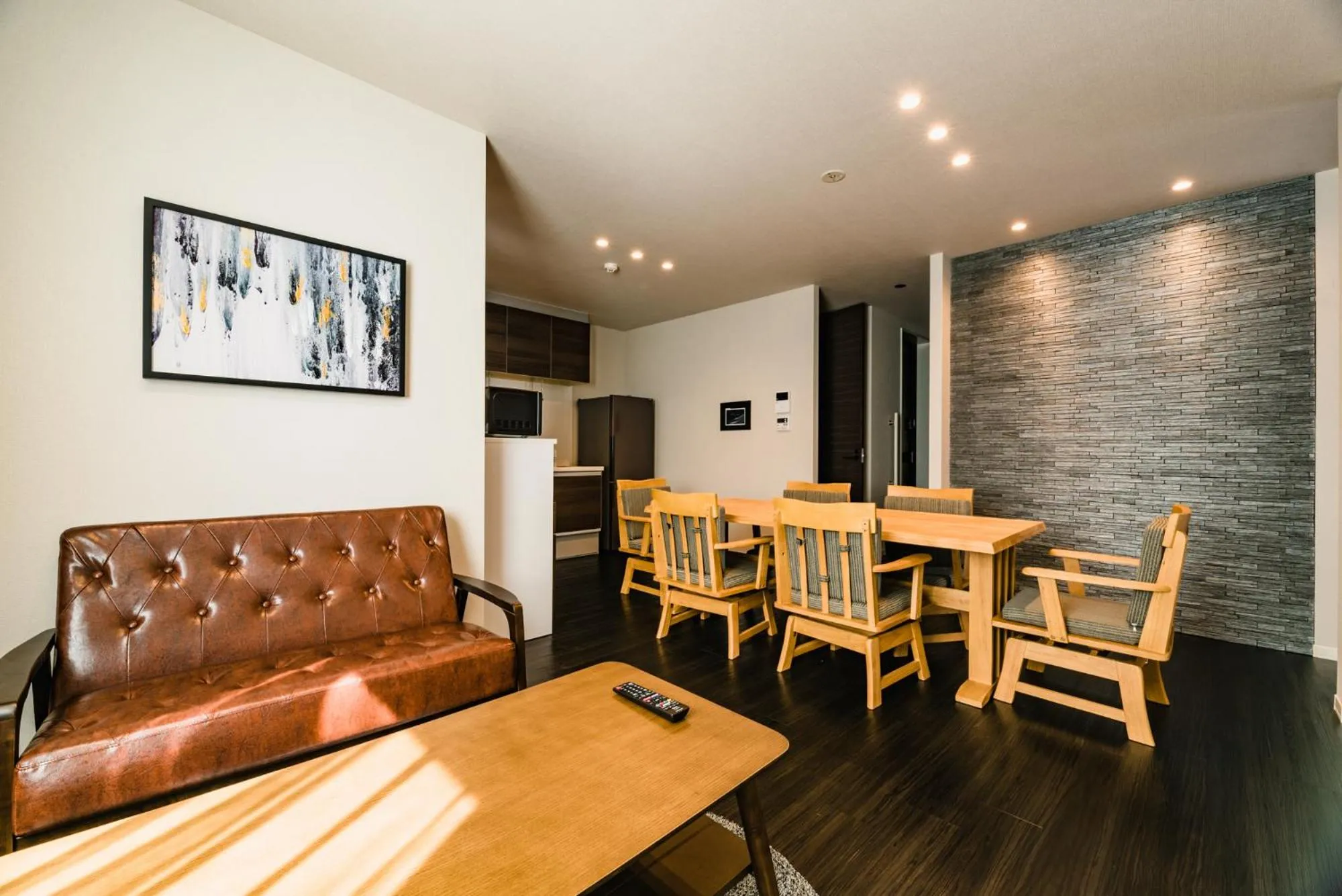 Living room in GRAND BASE Fukuoka