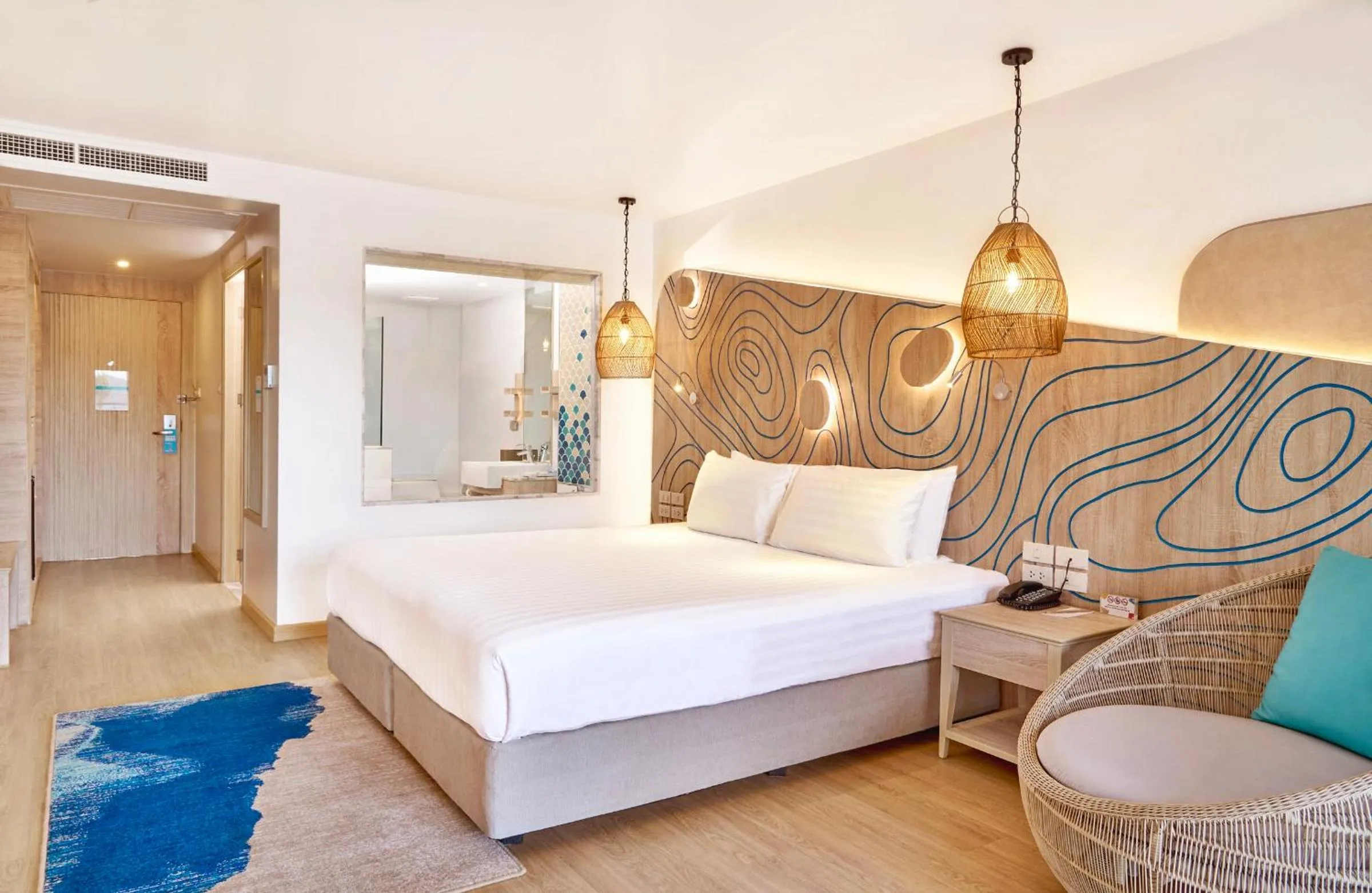 Bed in LIV Hotel Phuket Patong Beachfront