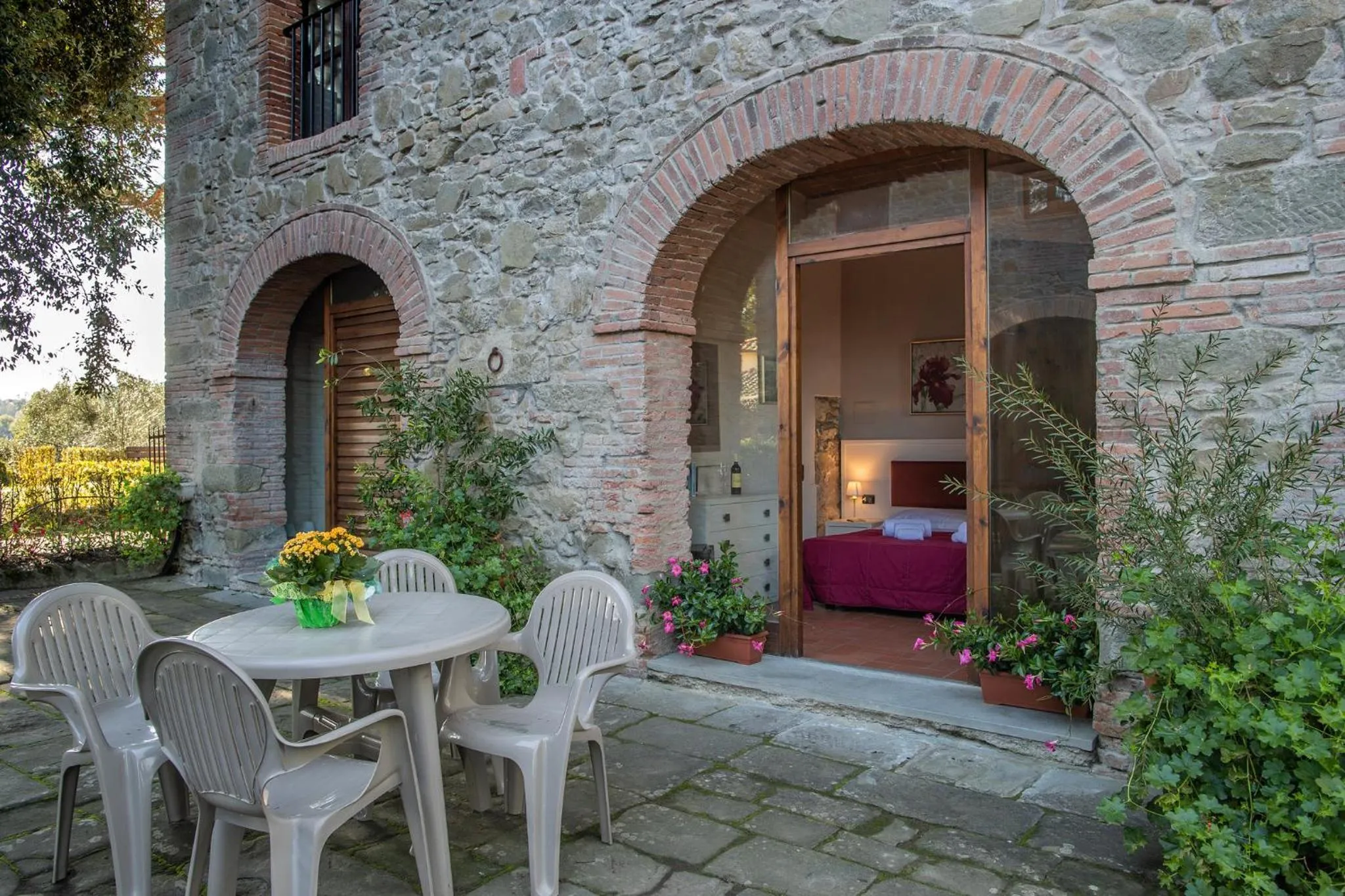 Balcony/Terrace in Villa Norcenni ApartHotel