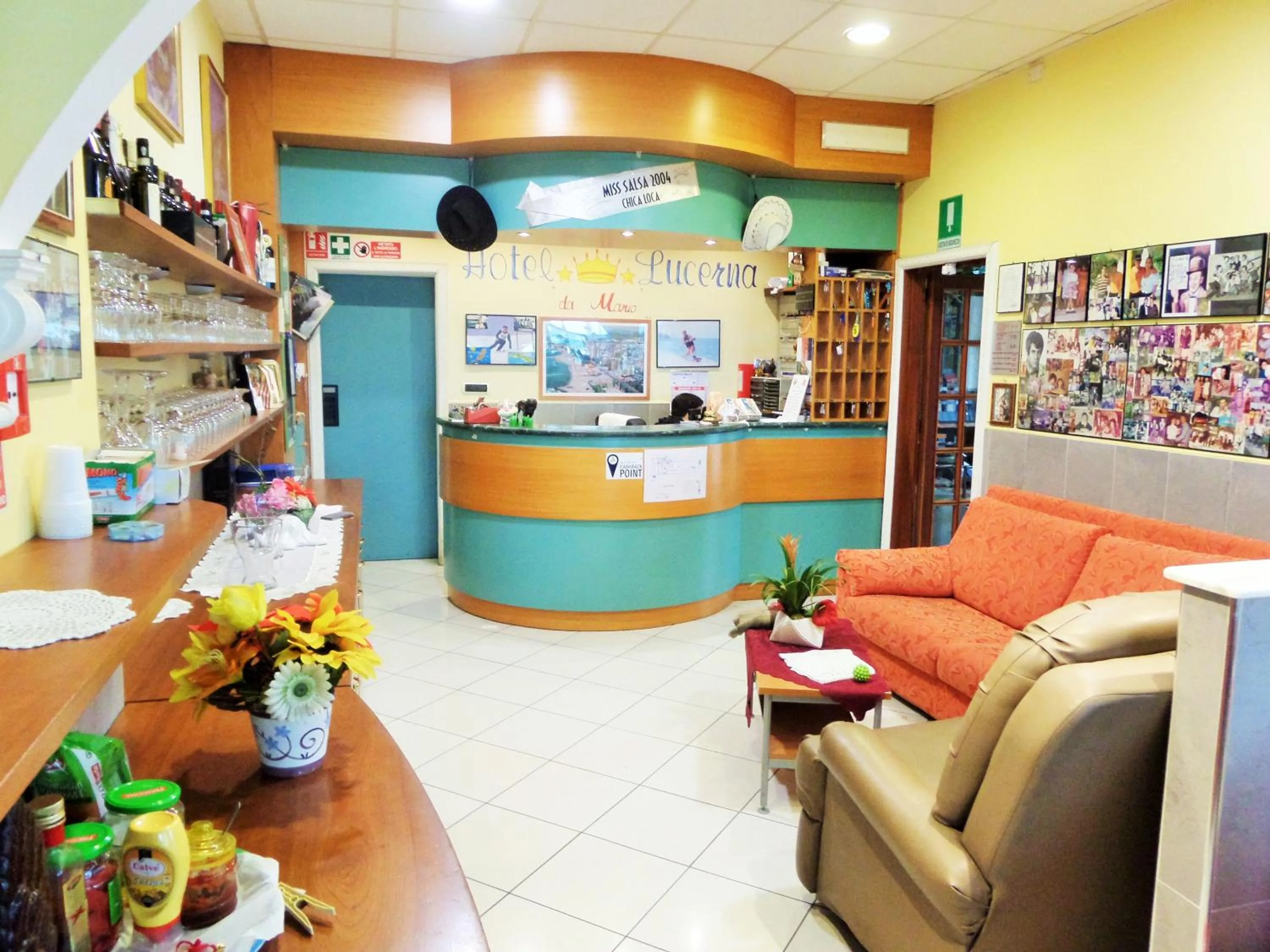 Lobby or reception in Hotel Lucerna