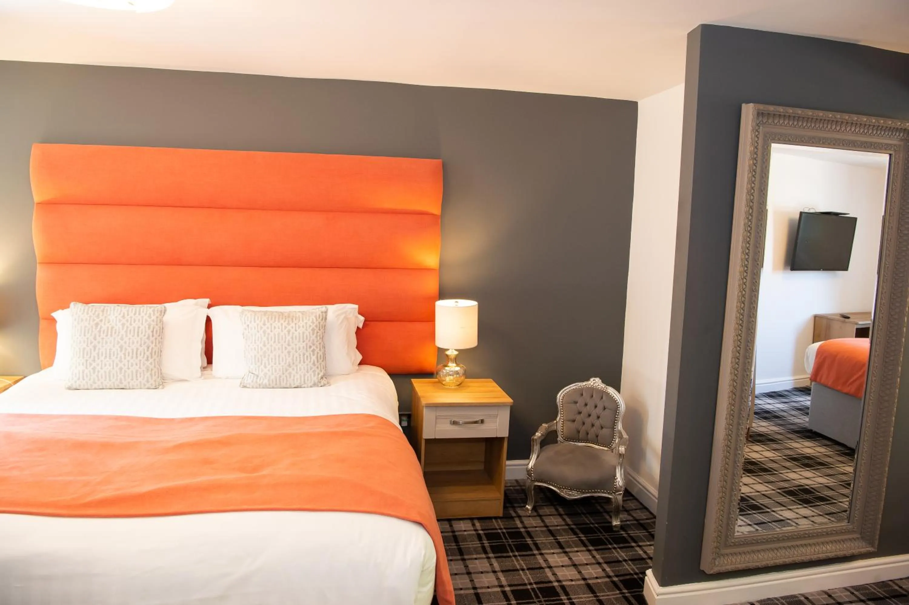 Bed in The Kirkfield Hotel