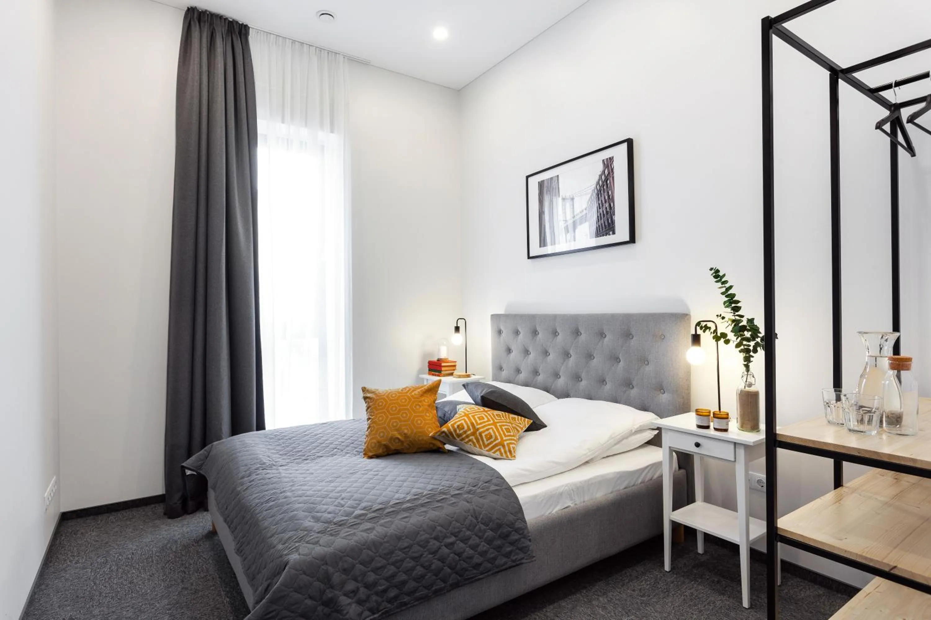 Photo of the whole room, Bed in Kaunas Garden