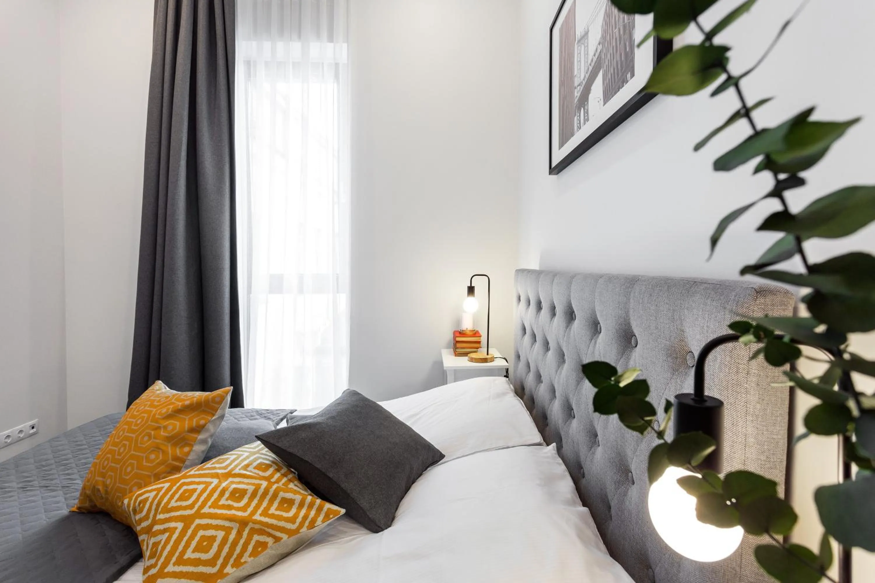 Bedroom, Bed in Kaunas Garden