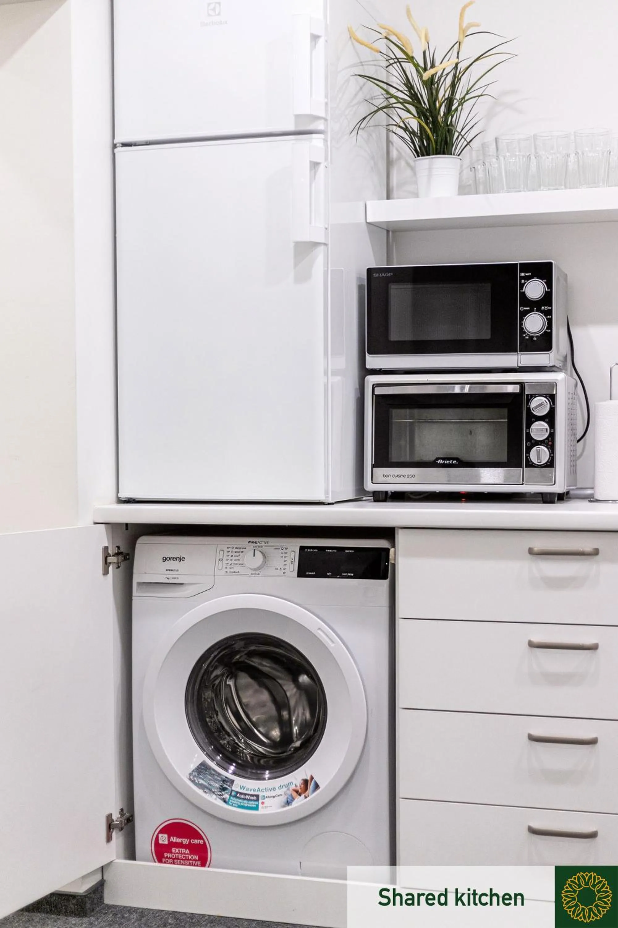 Kitchen or kitchenette in Kaunas Garden