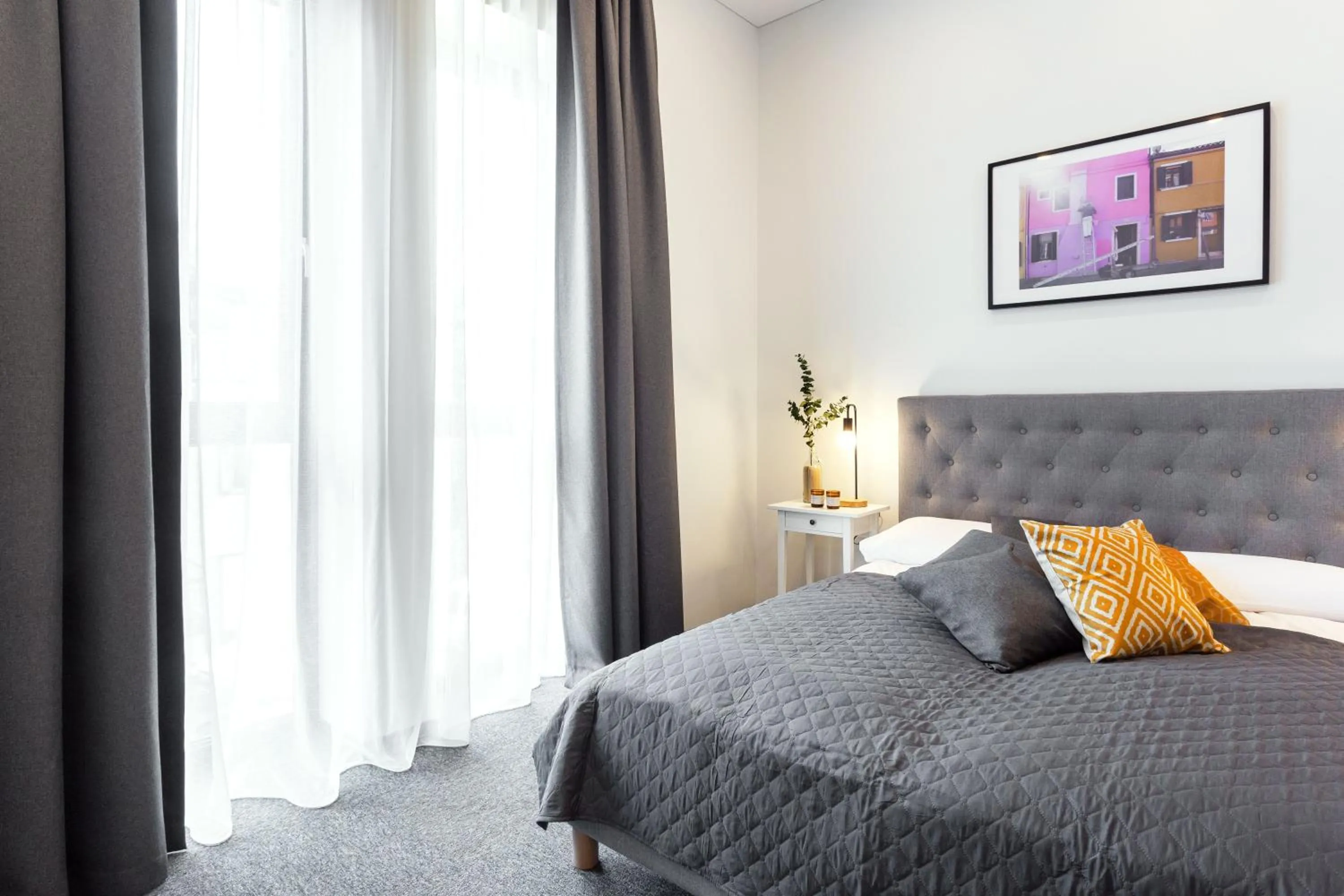 Photo of the whole room, Bed in Kaunas Garden