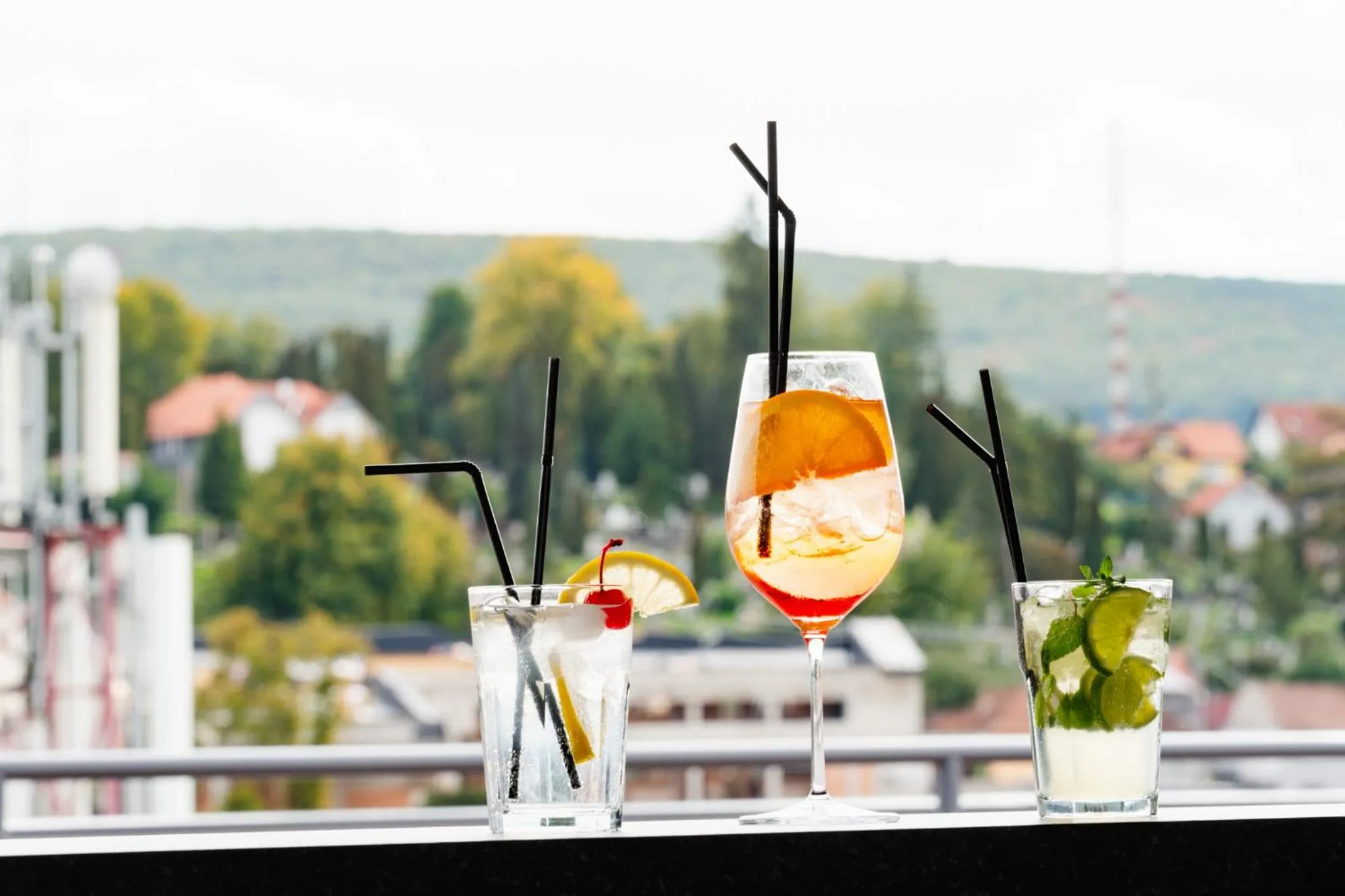 Balcony/Terrace in Hotel Küküllő - Târnava