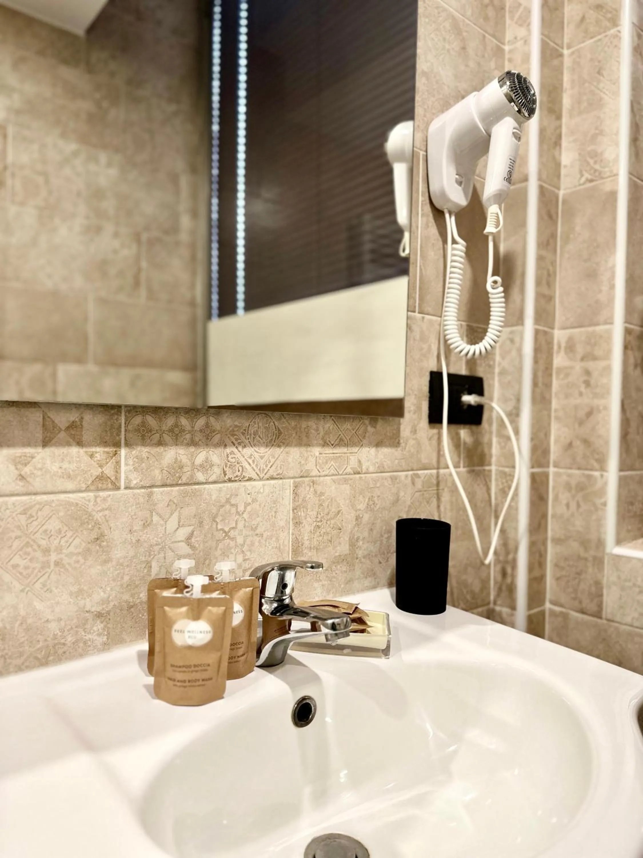 Bathroom in Hotel Giacosa