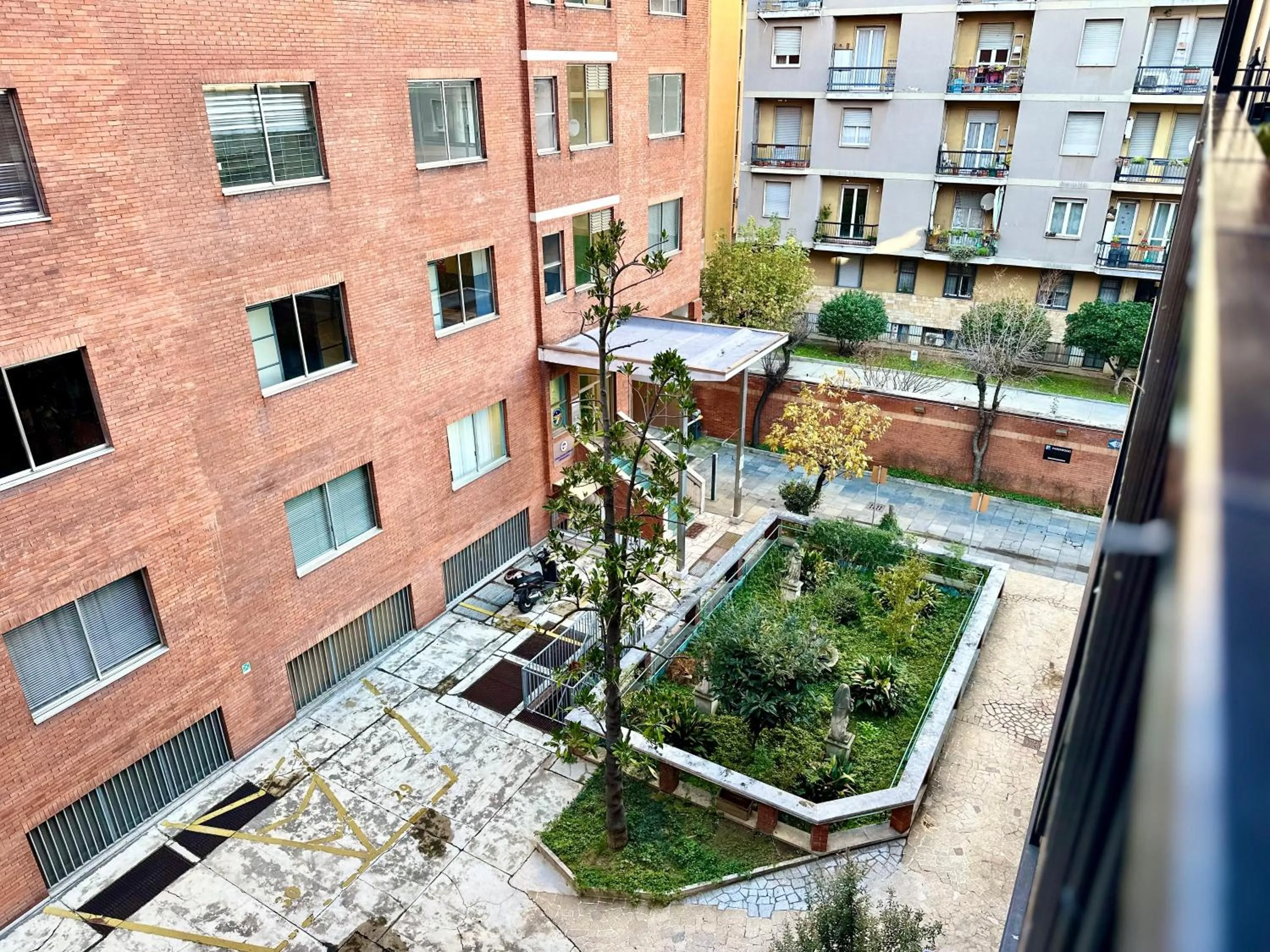 Garden view in Hotel Giacosa