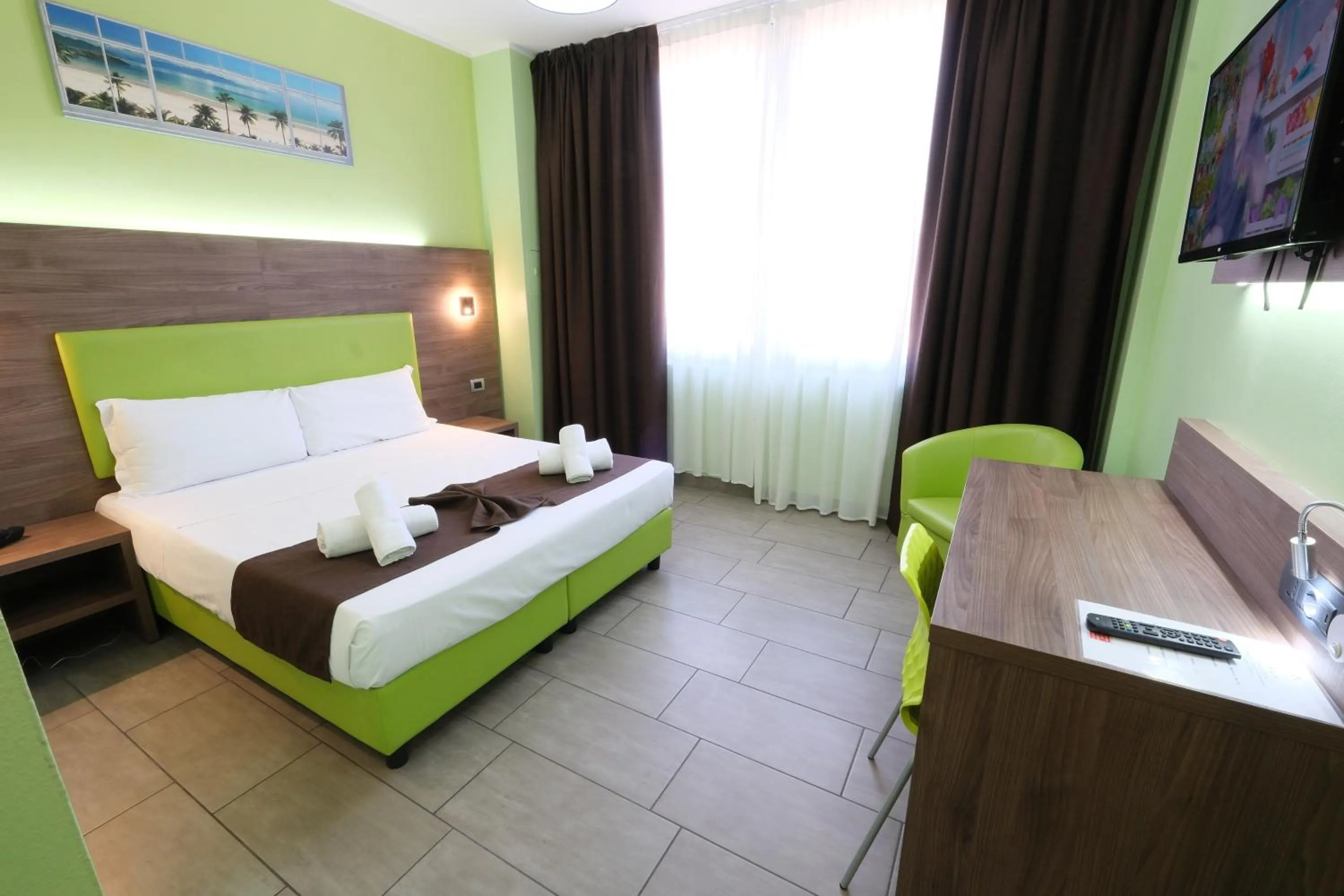 Bedroom, Bed in Hotel Giacosa