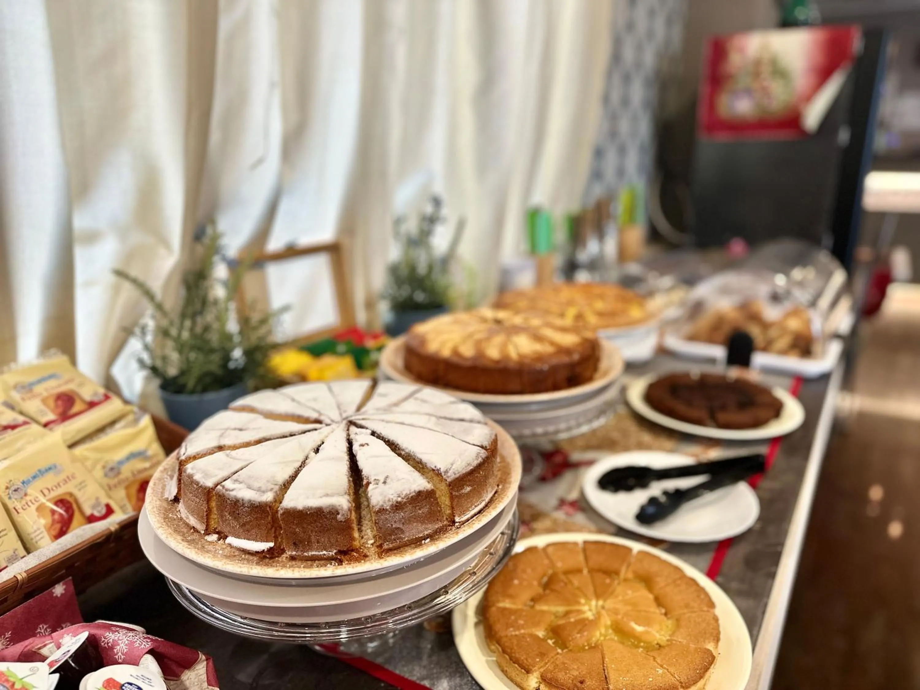 Italian breakfast in Hotel Giacosa