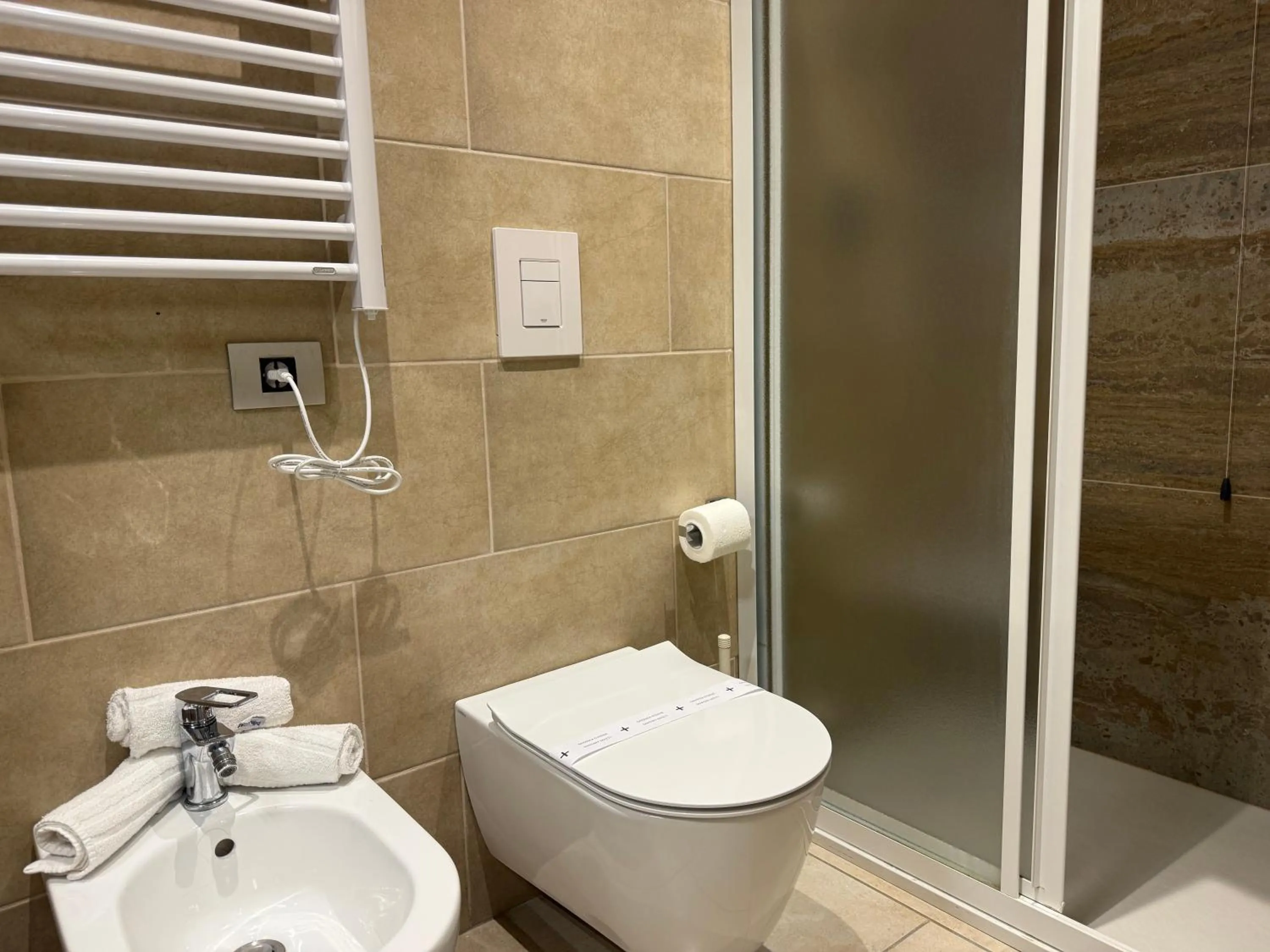 Bathroom in Hotel Giacosa