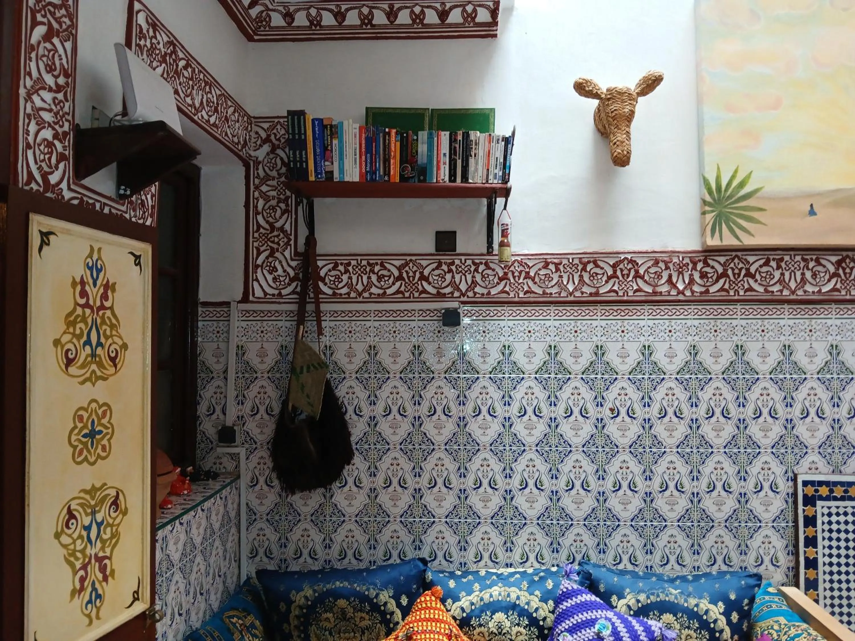 Decorative detail in Dar Margot Marrakech