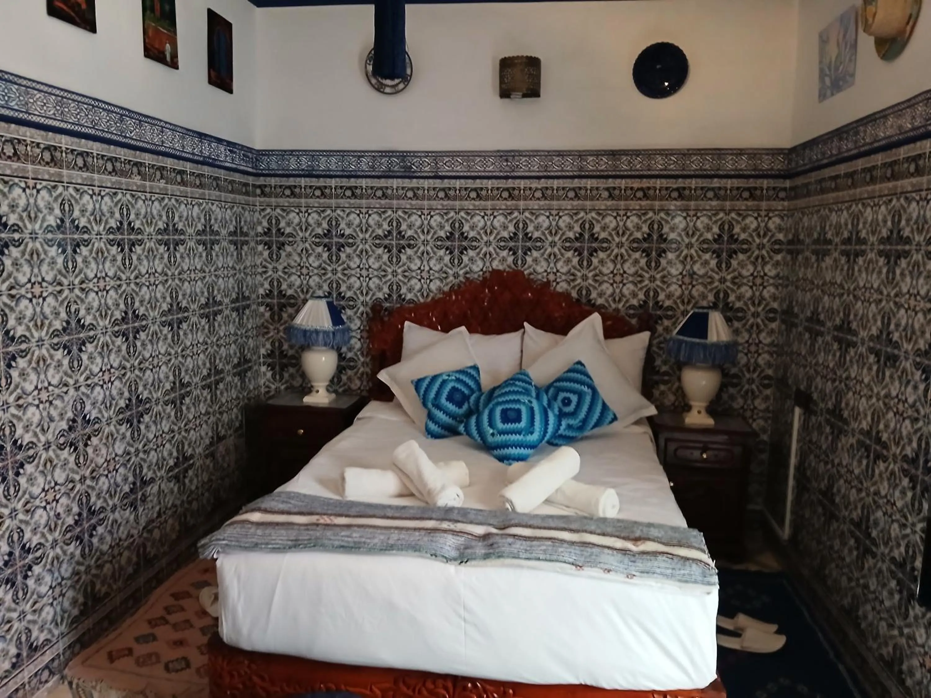 Bed in Dar Margot Marrakech