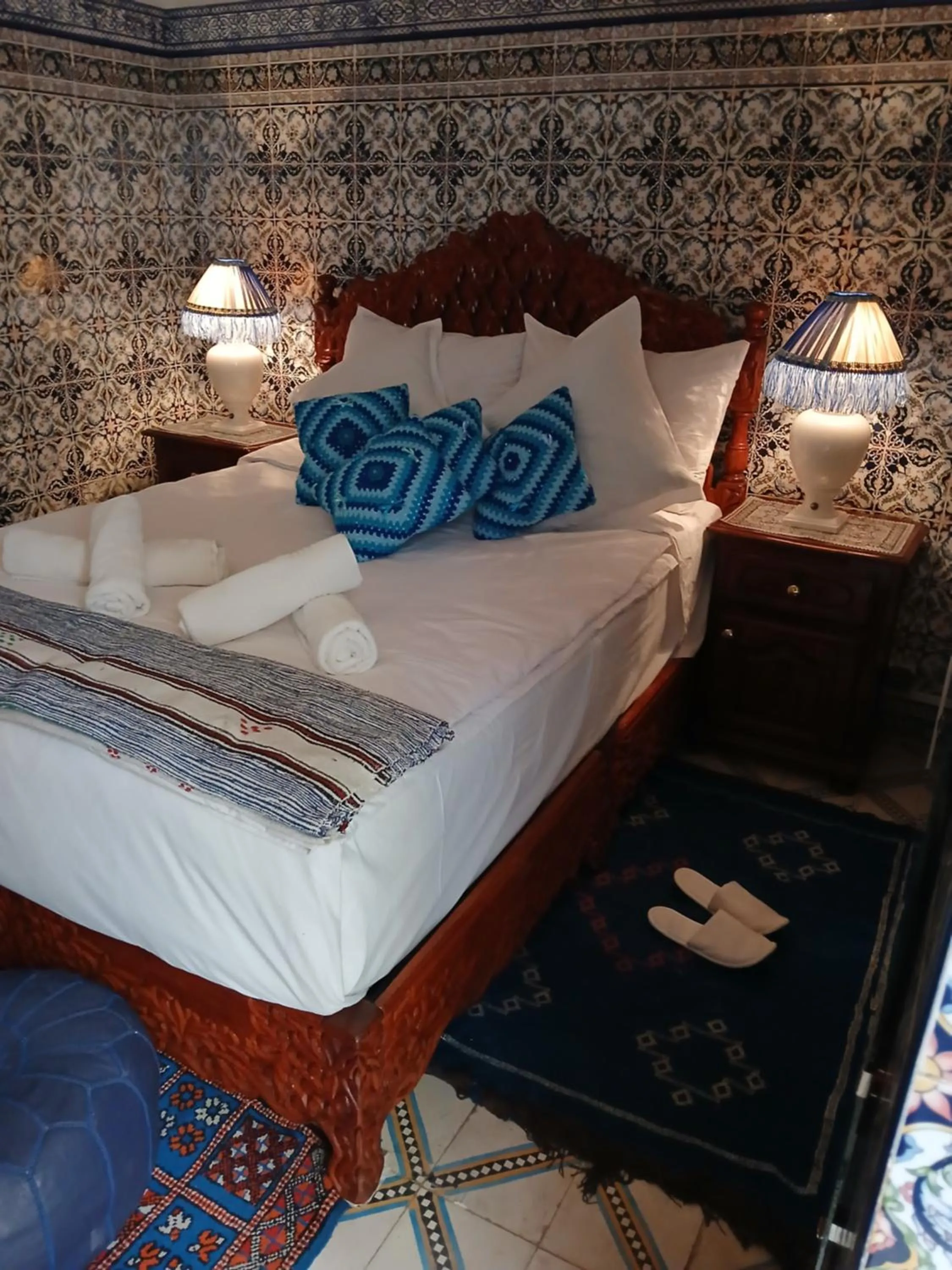 Bed in Dar Margot Marrakech
