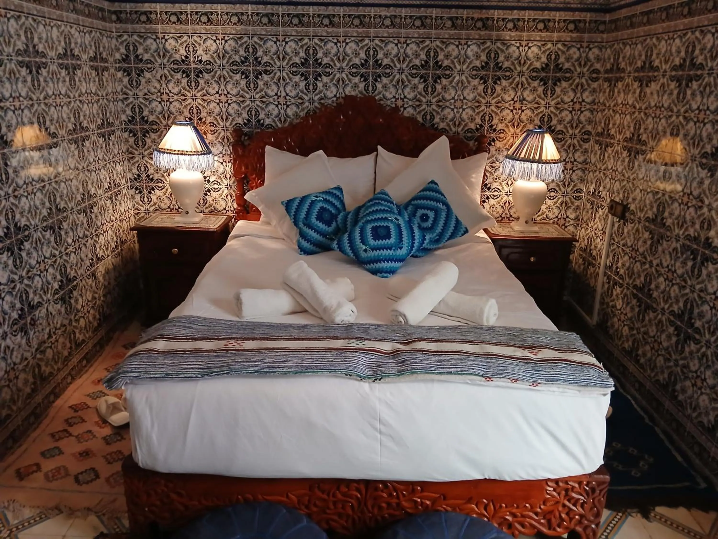 Bed in Dar Margot Marrakech
