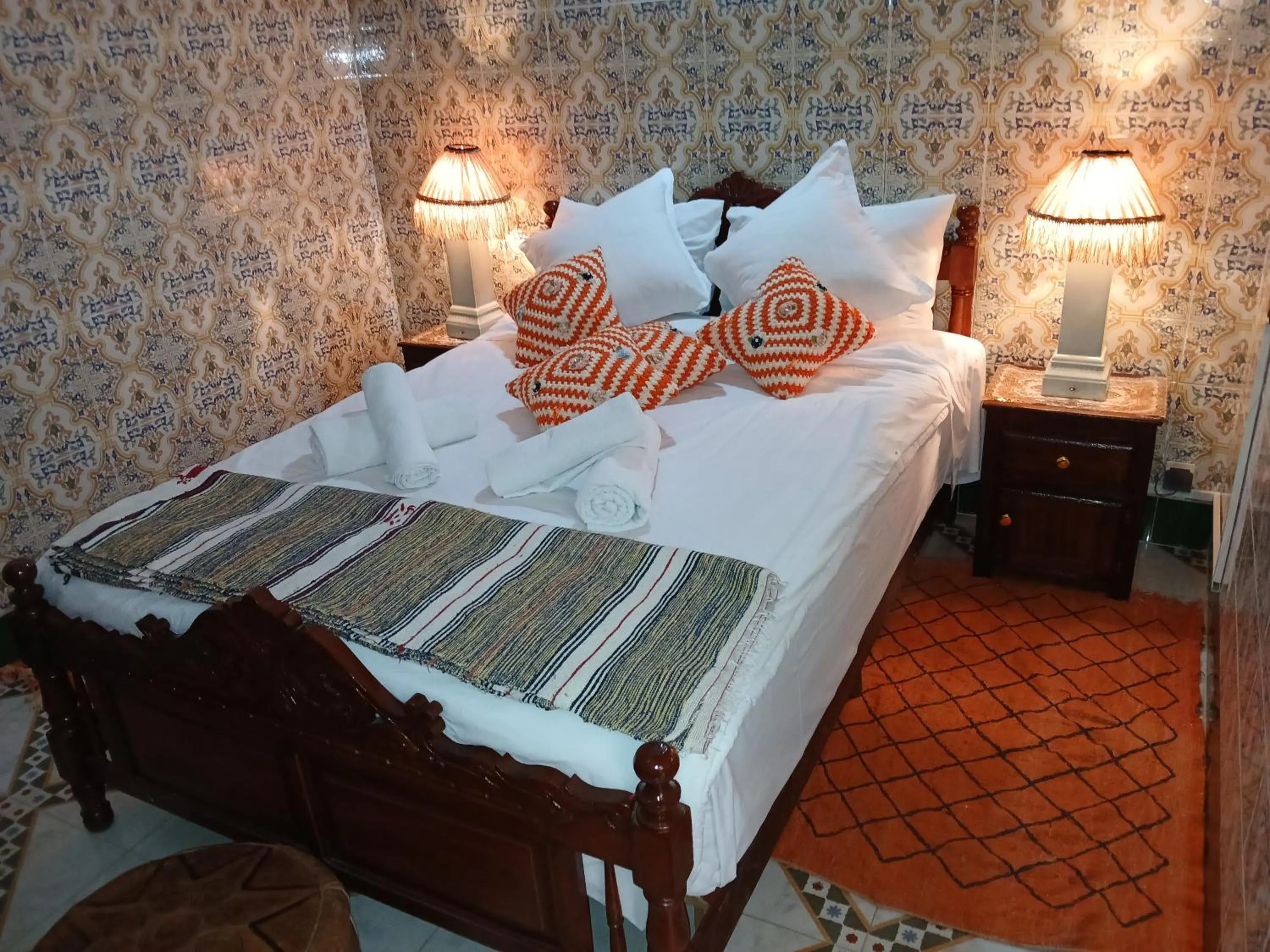 Bed in Dar Margot Marrakech