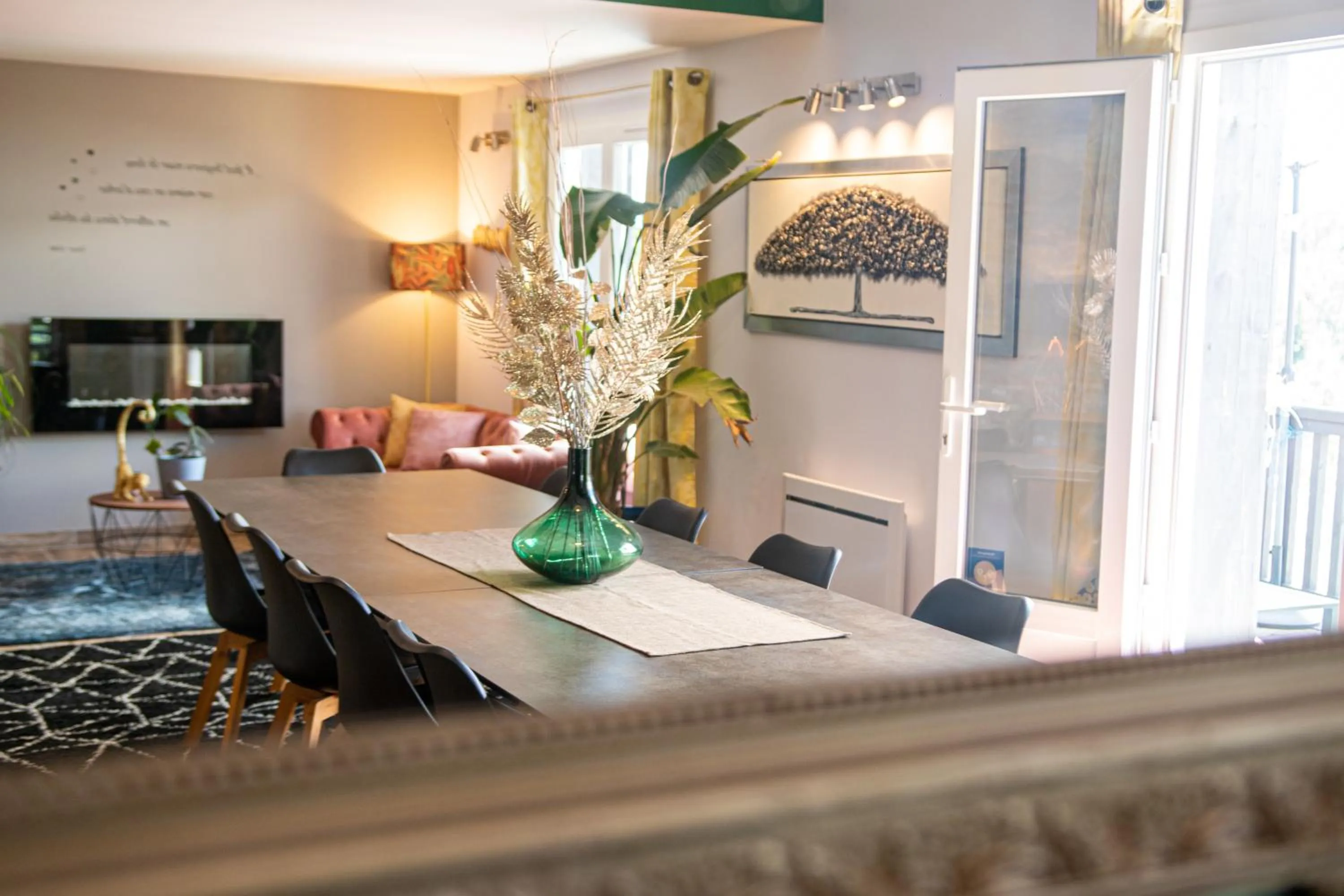 Dining area in L'Alpen Roc