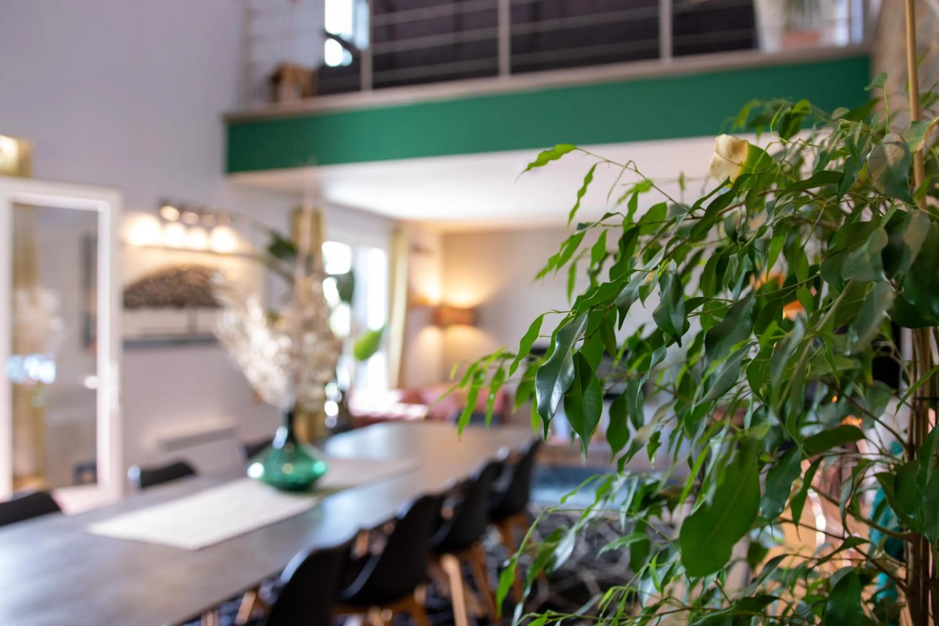 Dining area in L'Alpen Roc